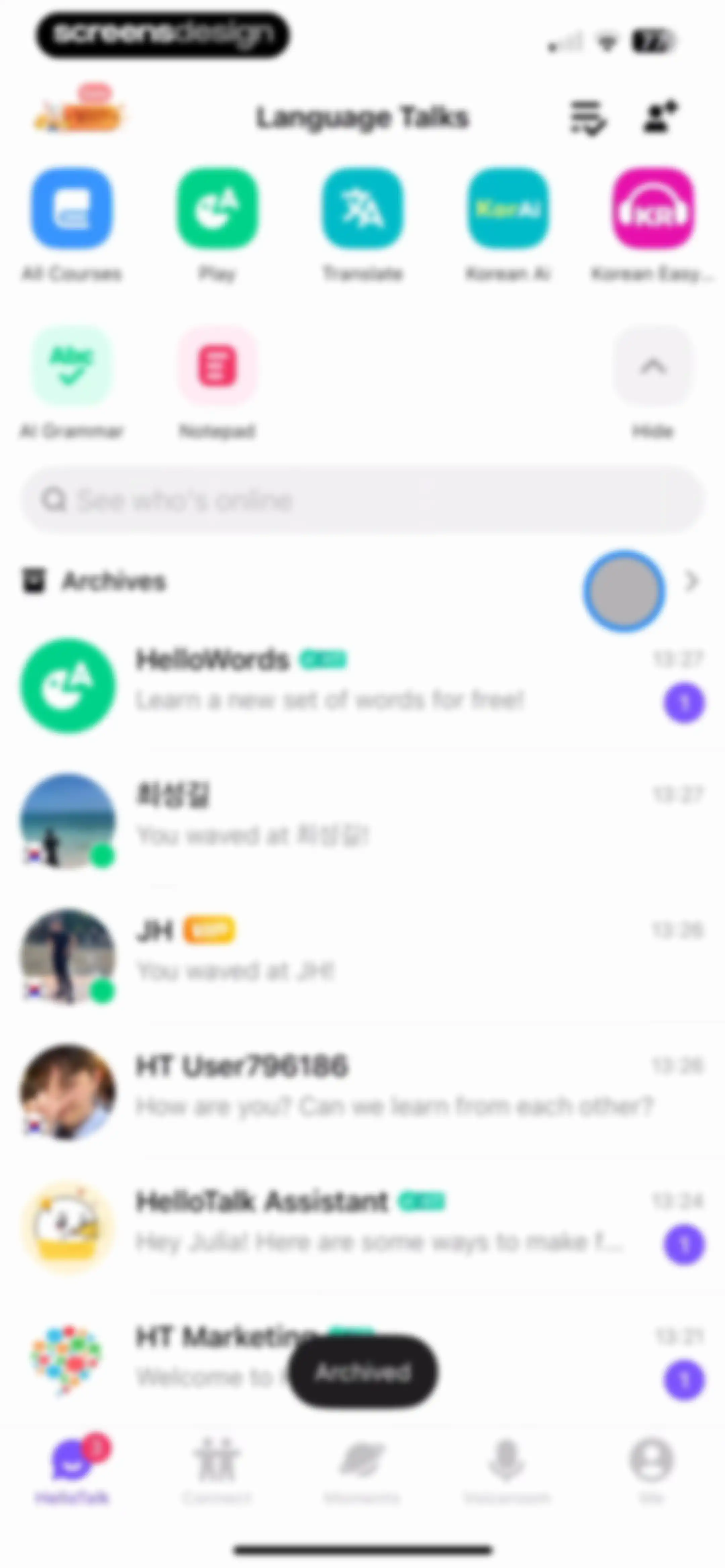 HelloTalk - Language Learning screen 113