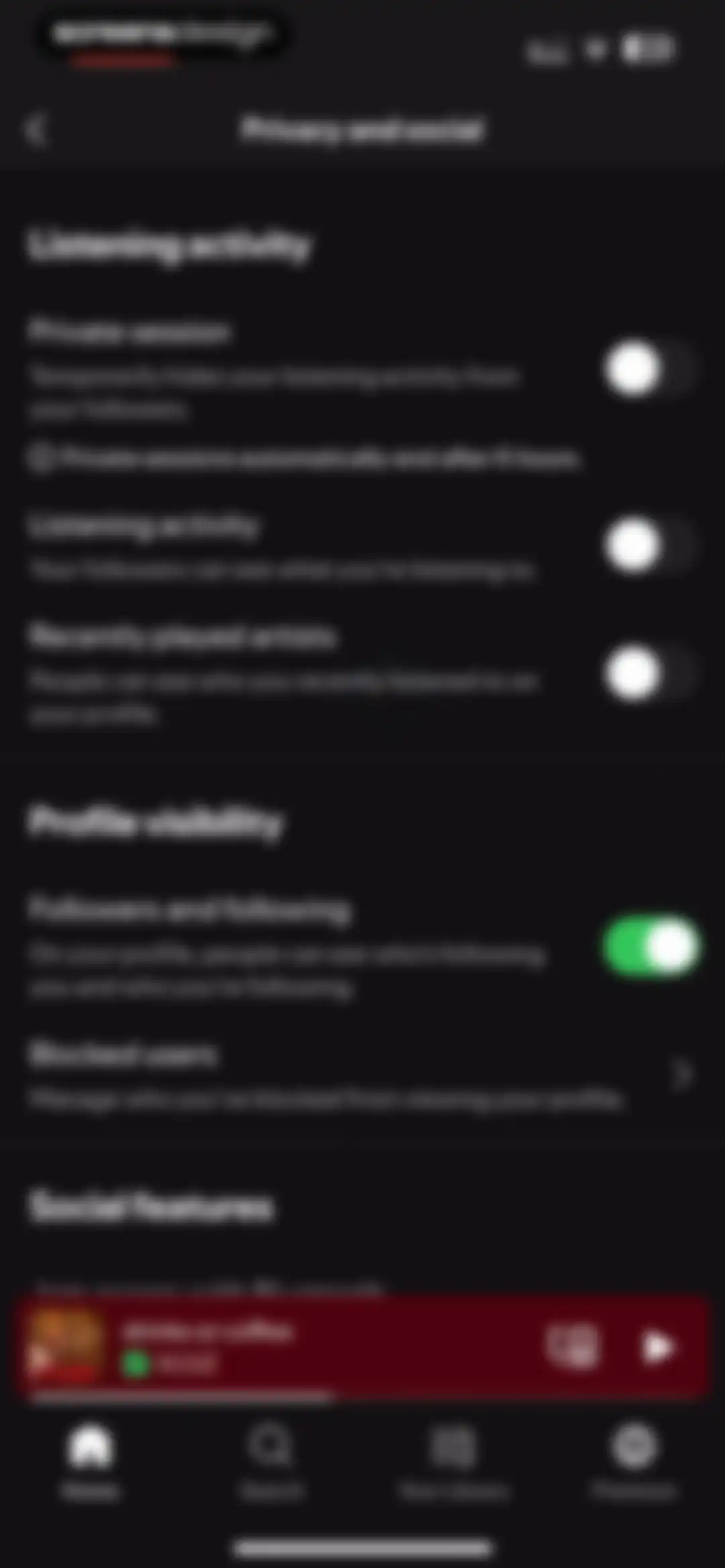 Spotify: Music and Podcasts screen 153