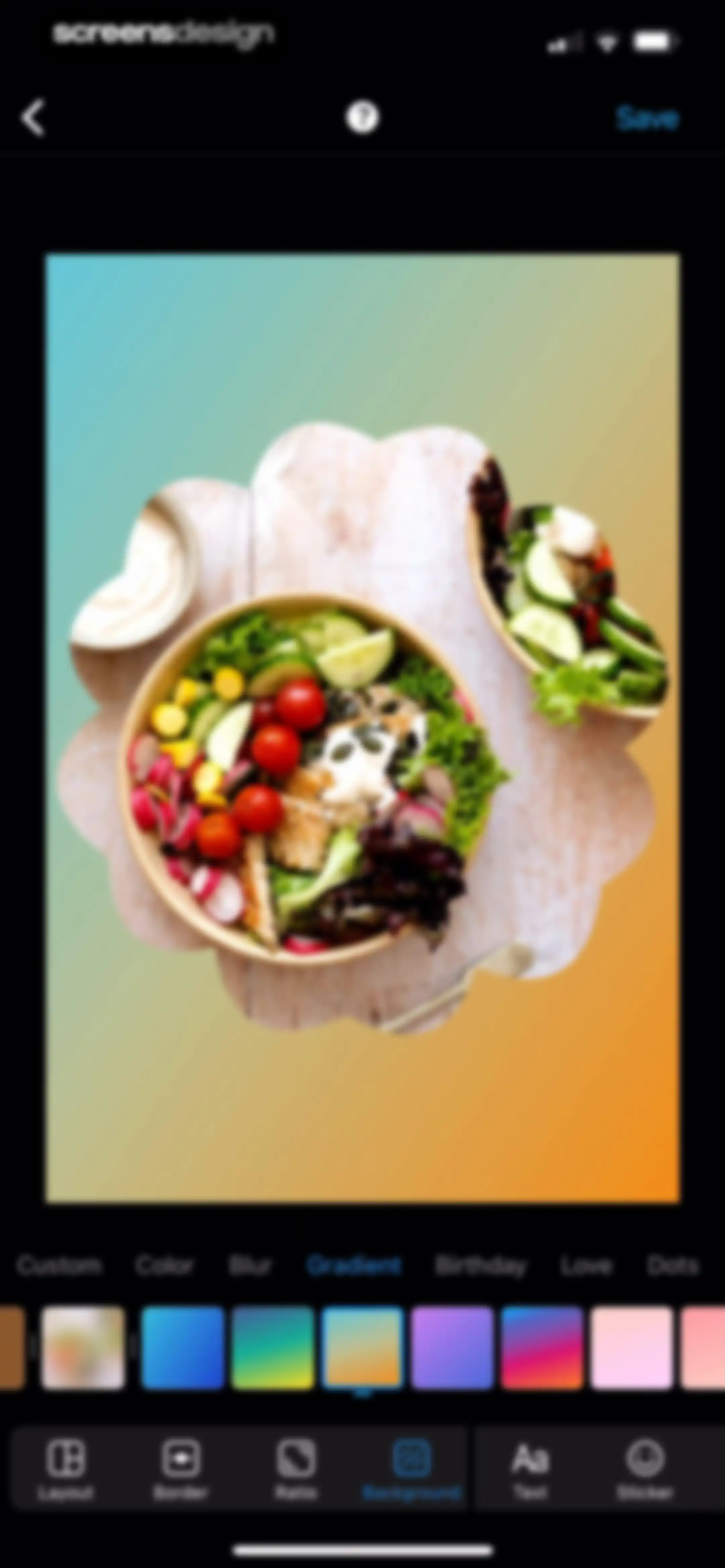 Layout for Instagram: Collage screen 28