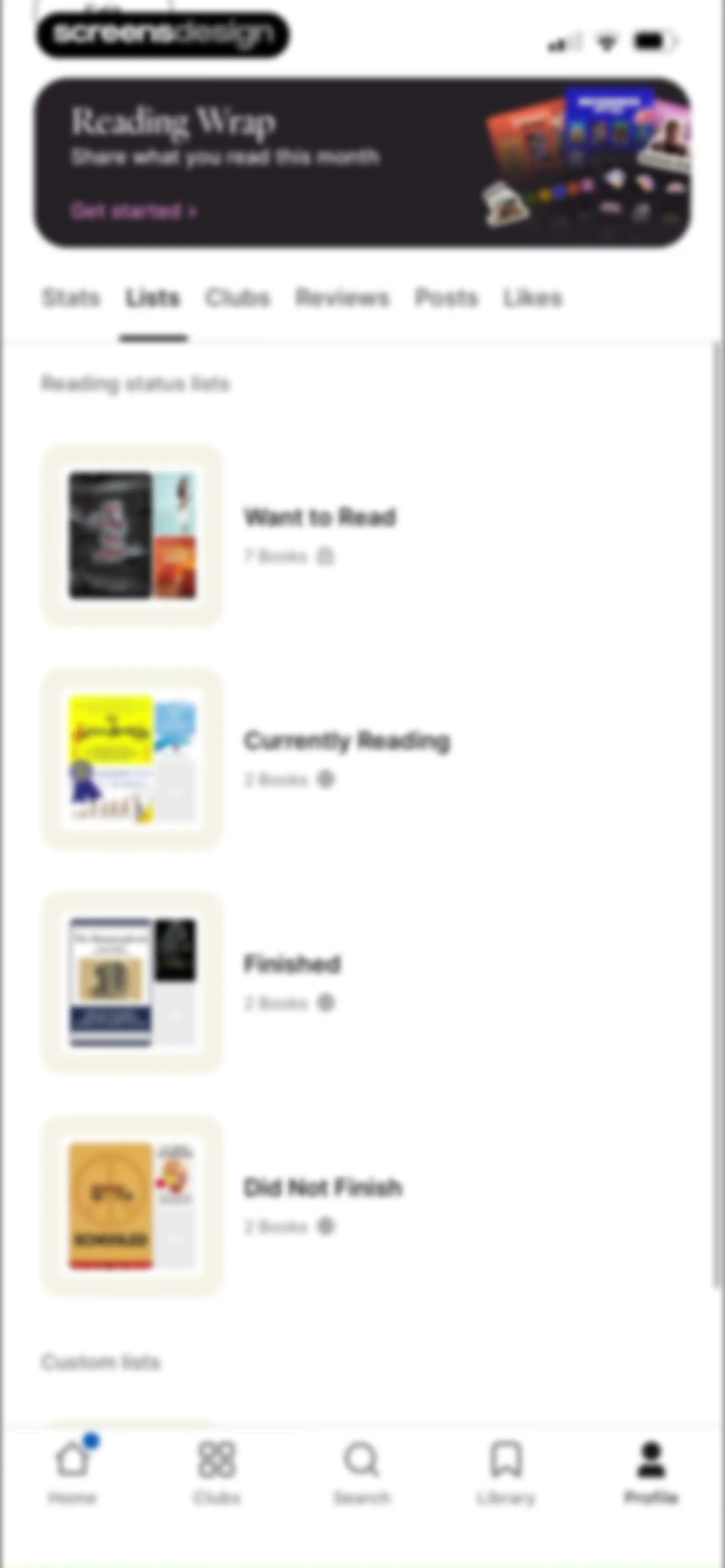 Fable: Track & Discuss Books screen 219
