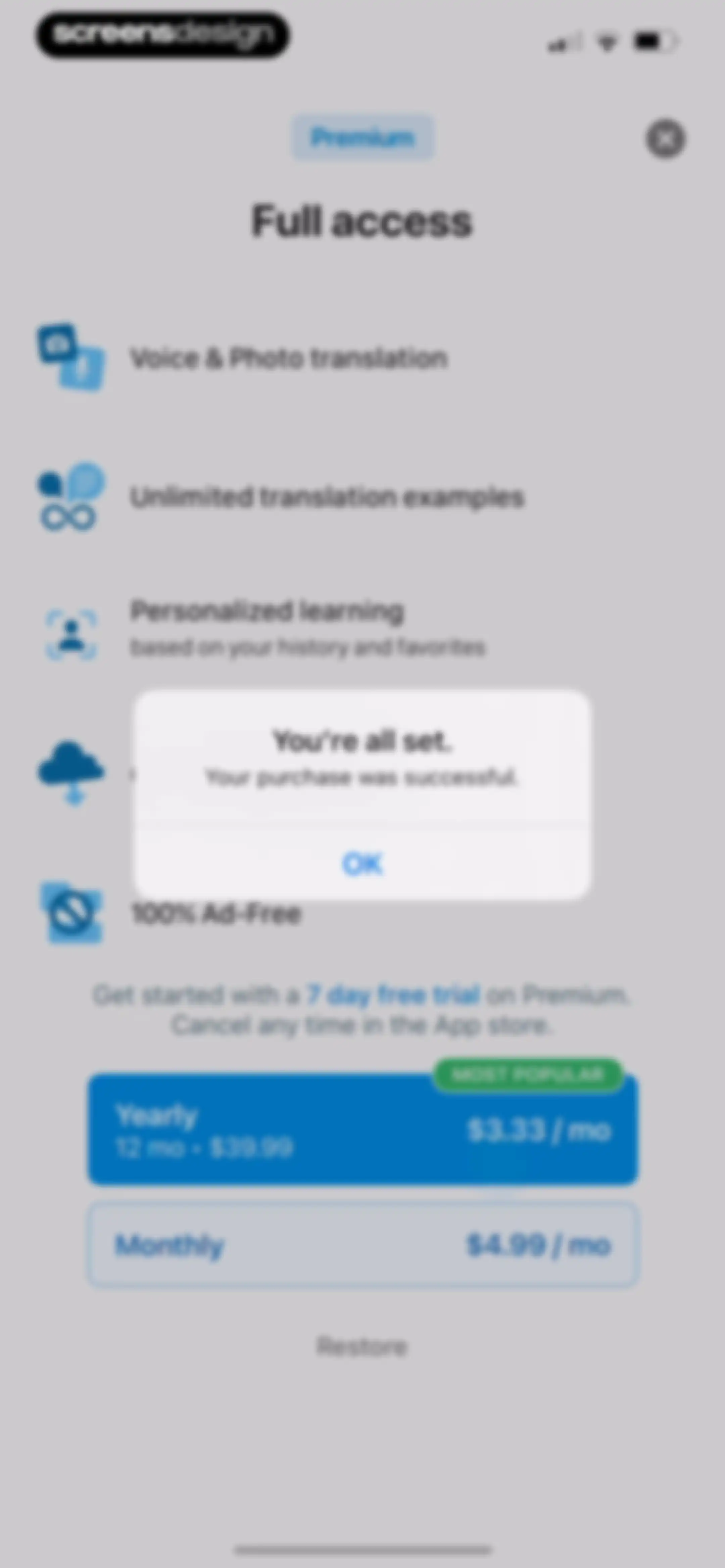 Reverso translate and learn screen 15