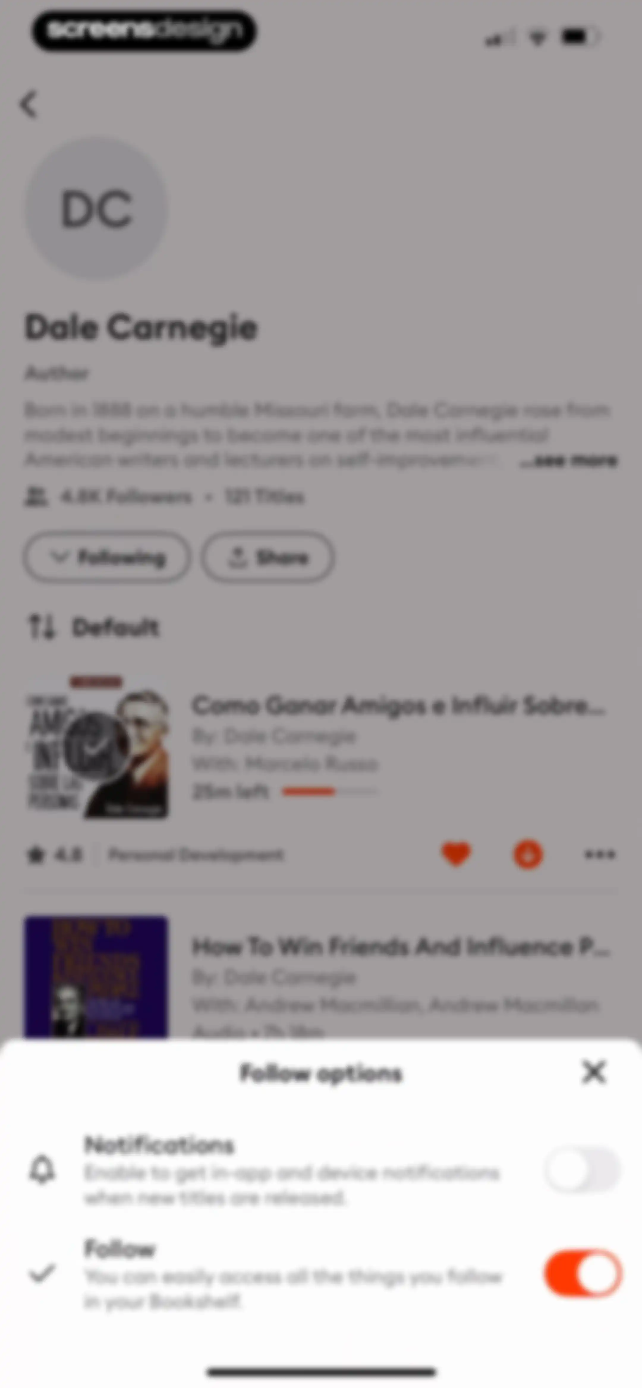 Storytel - Audiobooks Library screen 37