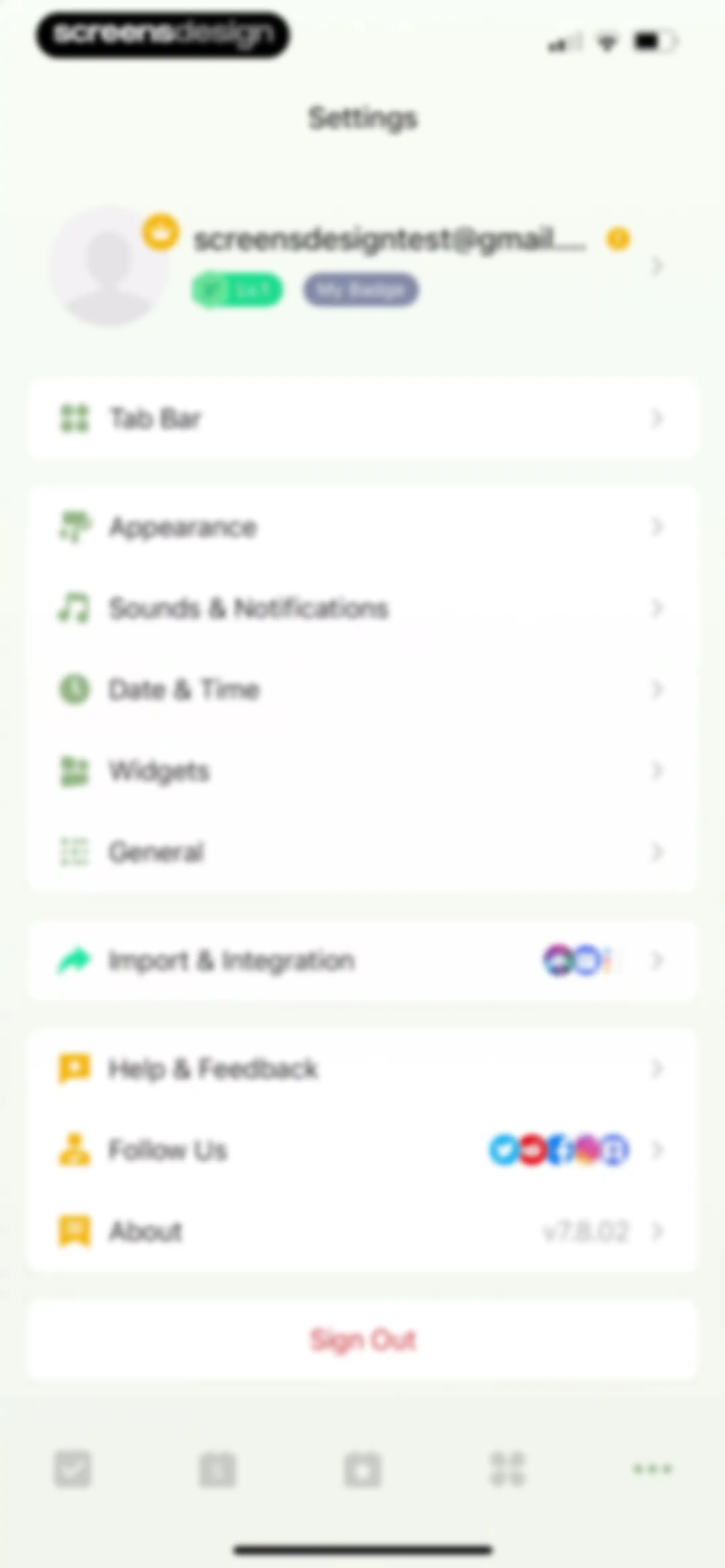 TickTick:To-Do List & Calendar screen 213