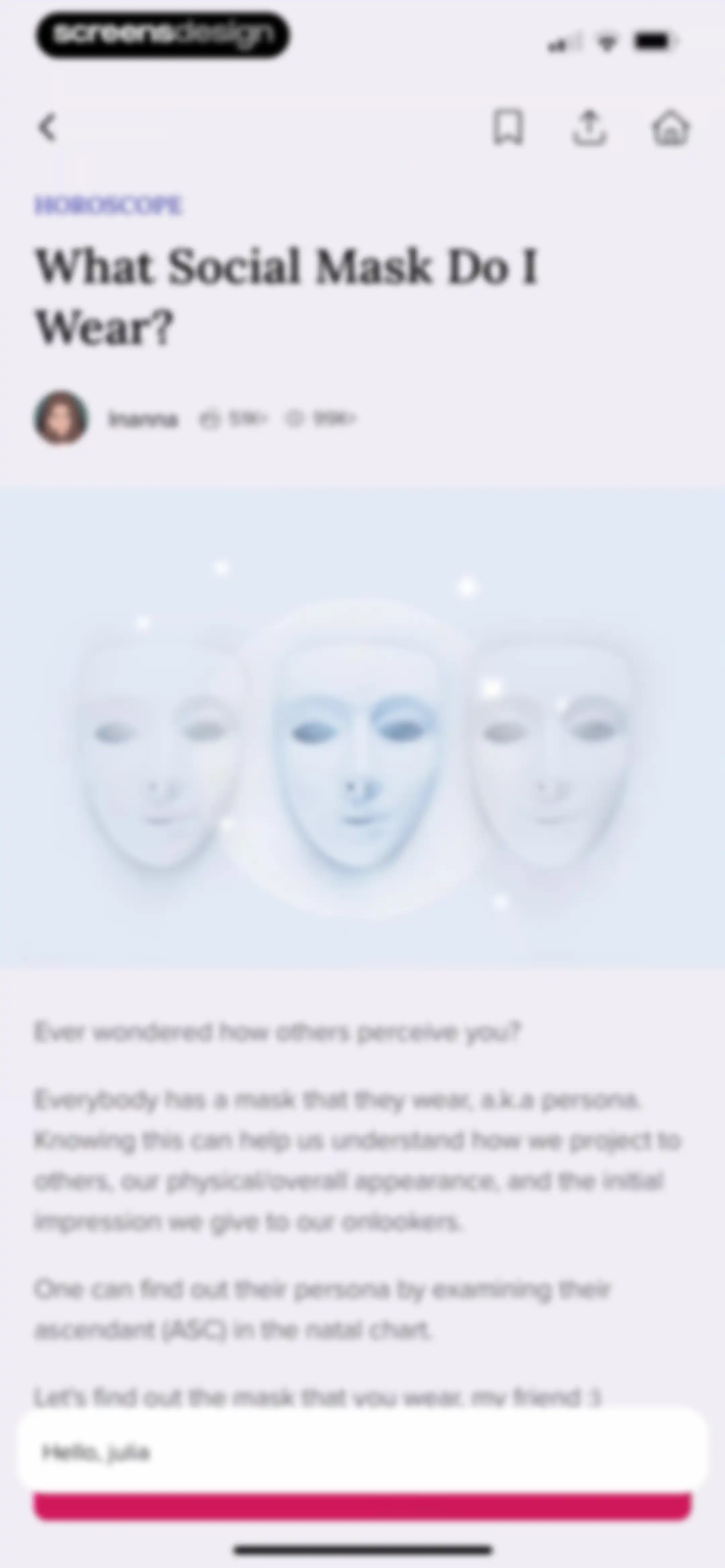 FORCETELLER: Daily Horoscope screen 23