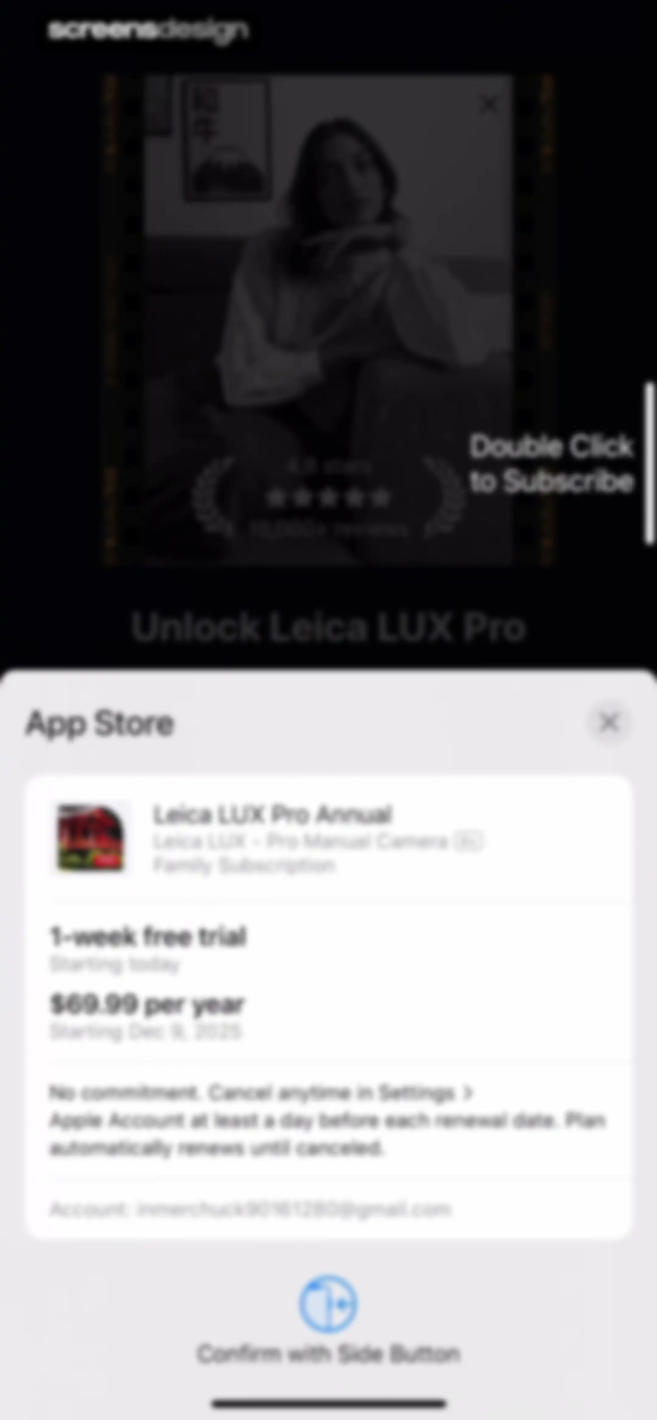 Leica LUX - Pro Manual Camera screen 25