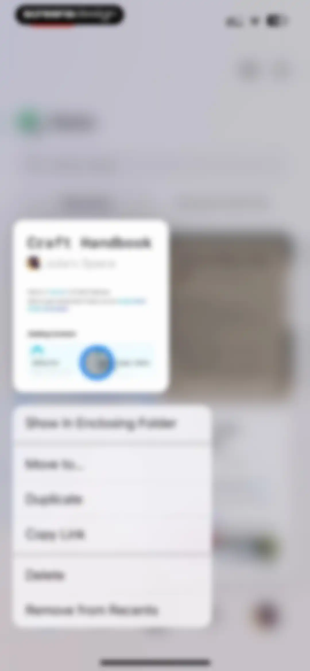 Craft: Notes, Documents, AI screen 94