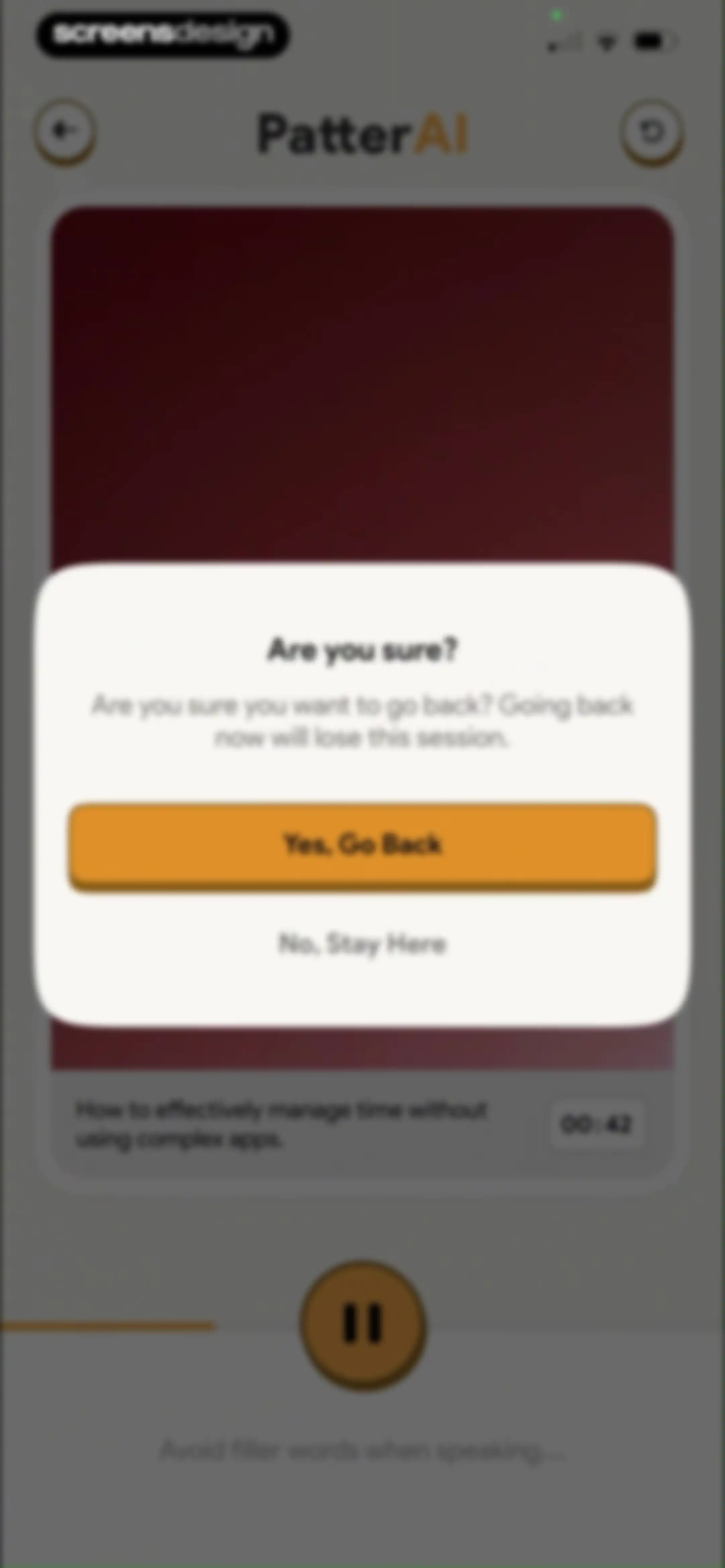 PatterAI: Communication Skills screen 107