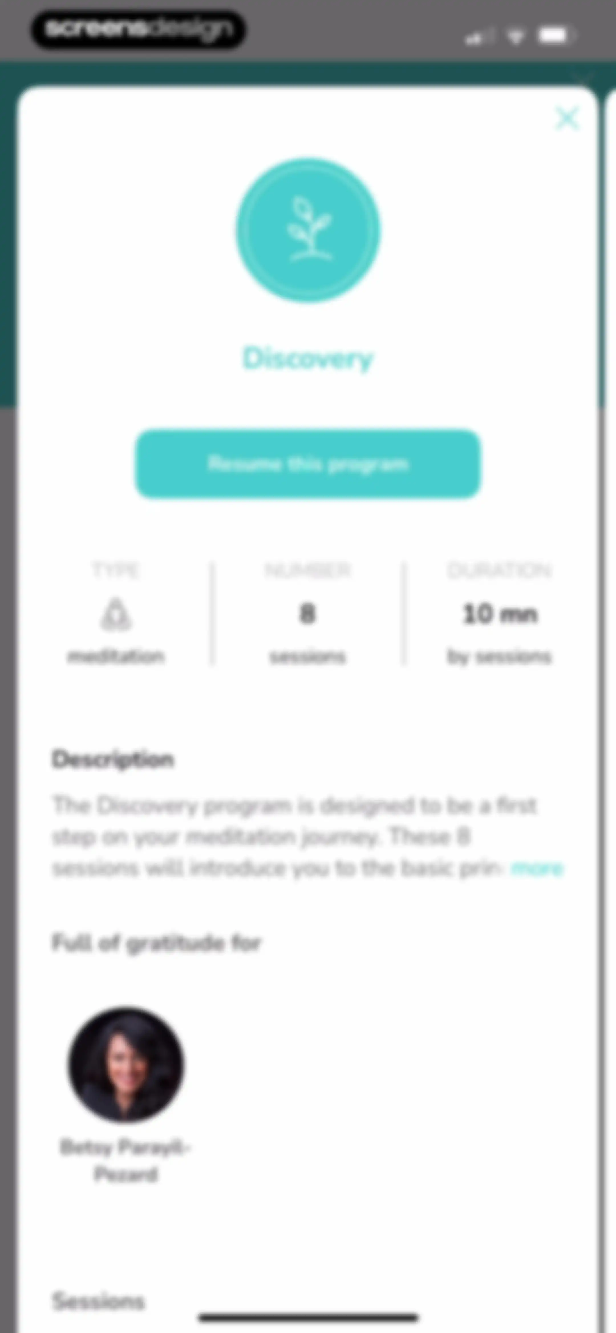 Petit BamBou: Mindfulness screen 73