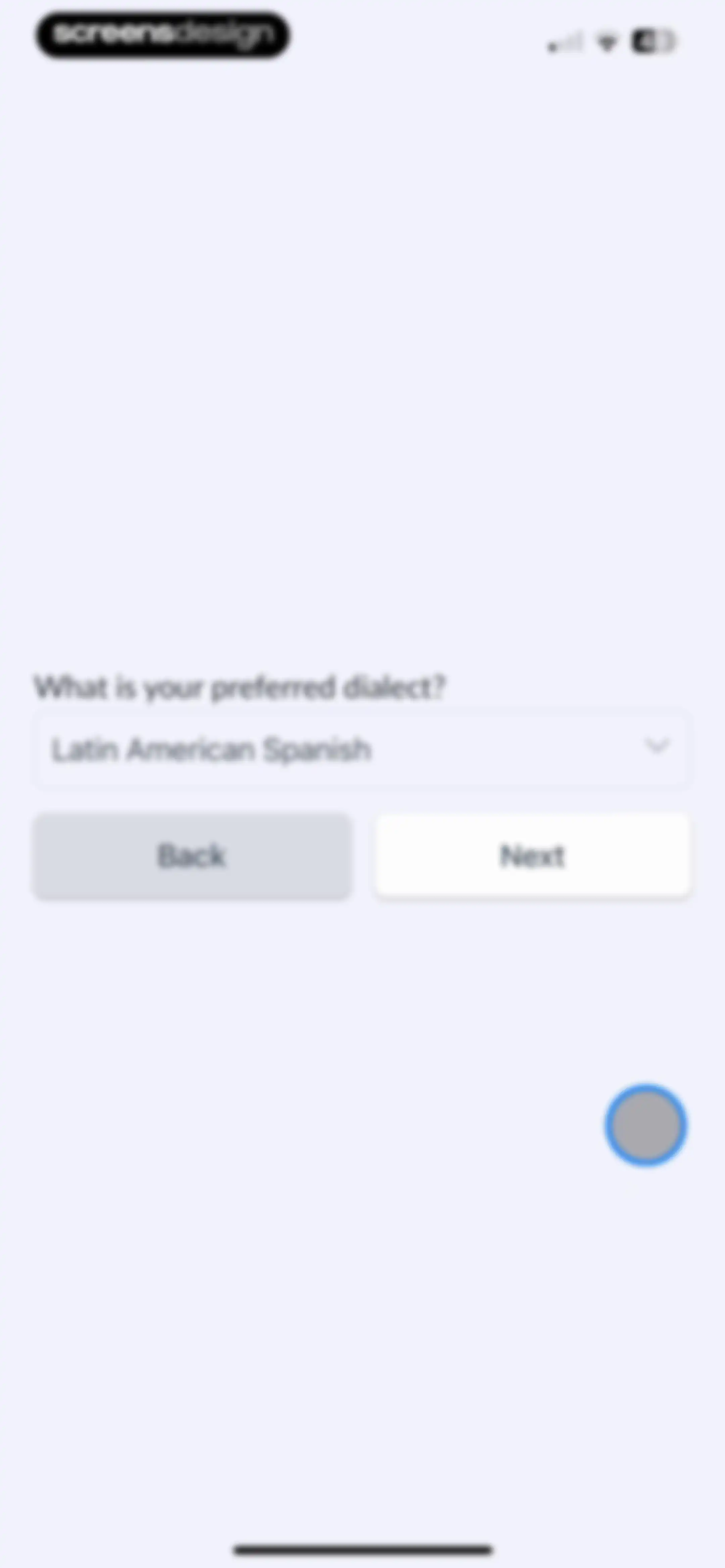 Langua: AI language learning screen 7