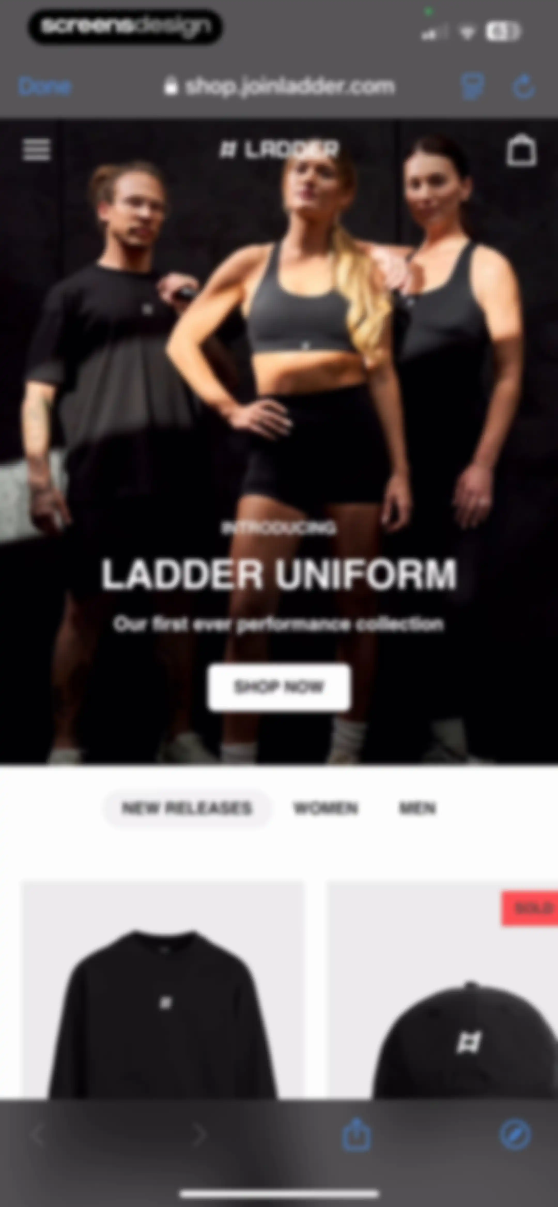 LADDER Strength Training Plans screen 103