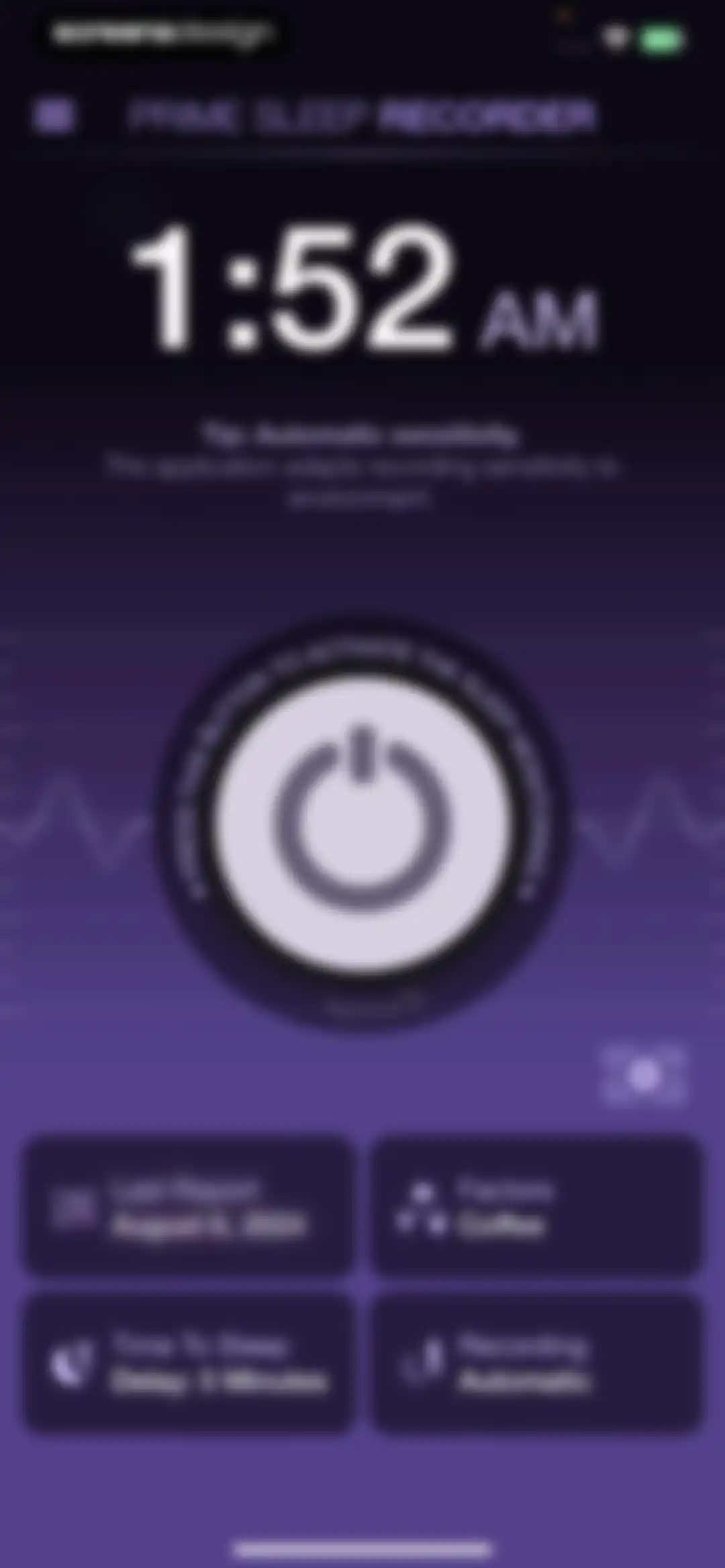 Noxogy Sleep Tracker screen 63