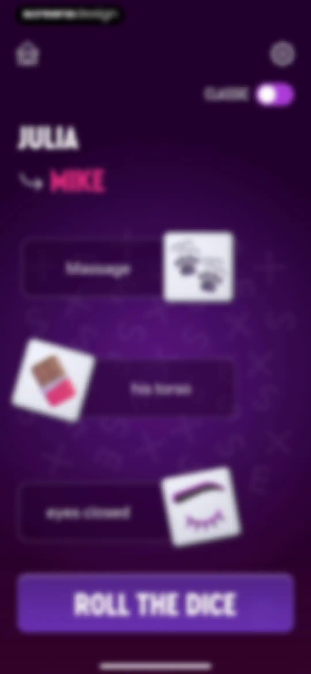 Couples games: Sex Roulette screen 13