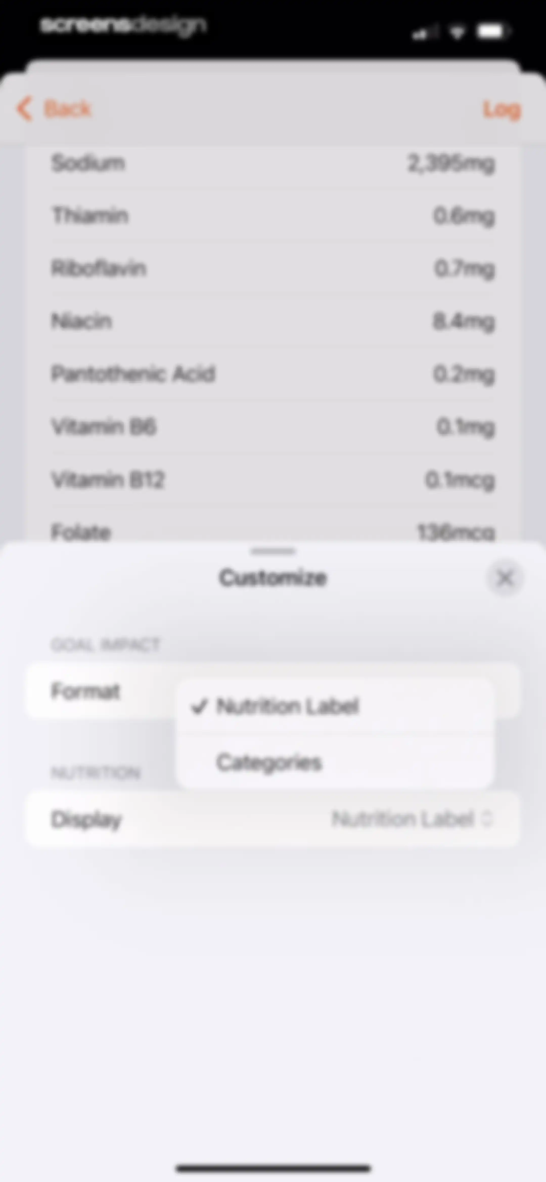Nutrition Tracker: Foodnoms screen 45