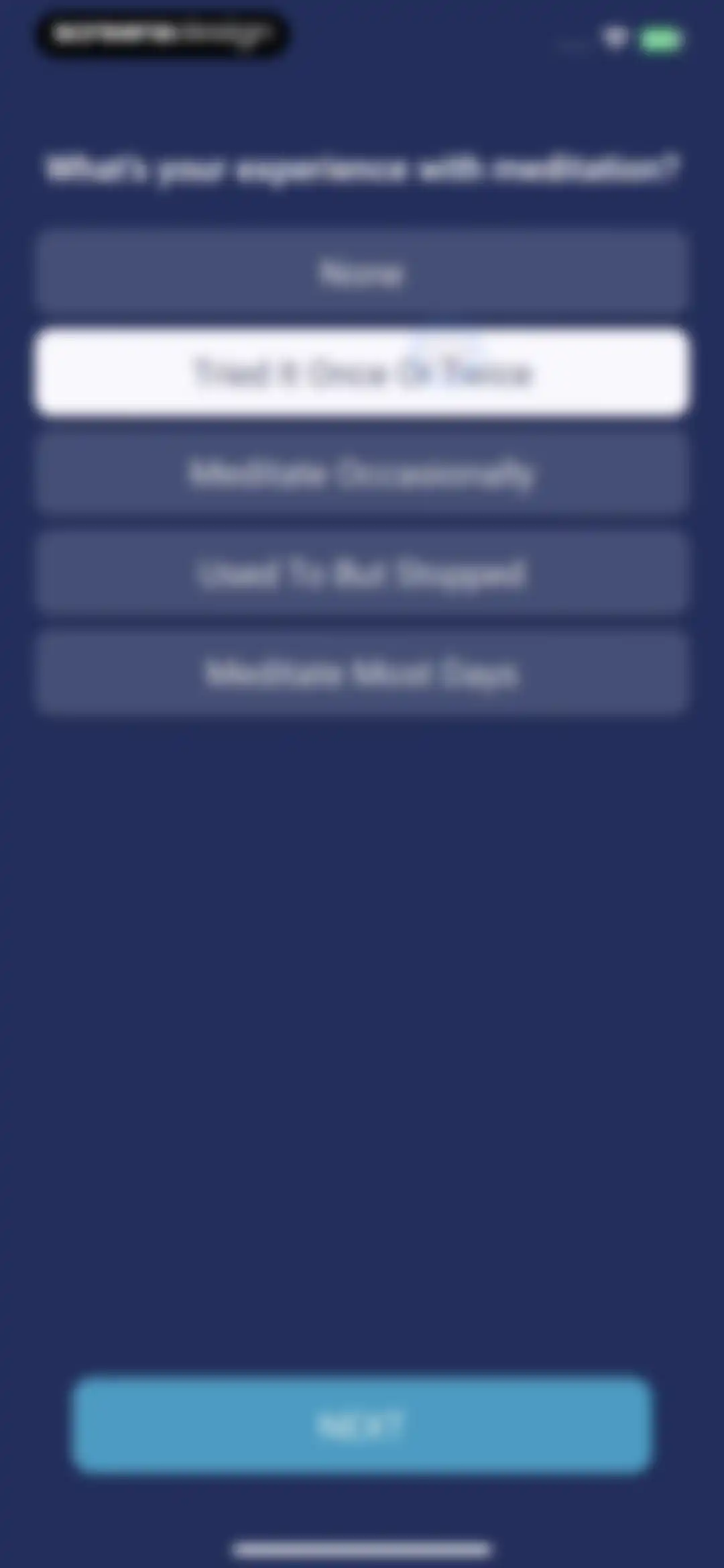 Brightmind Meditation screen 3