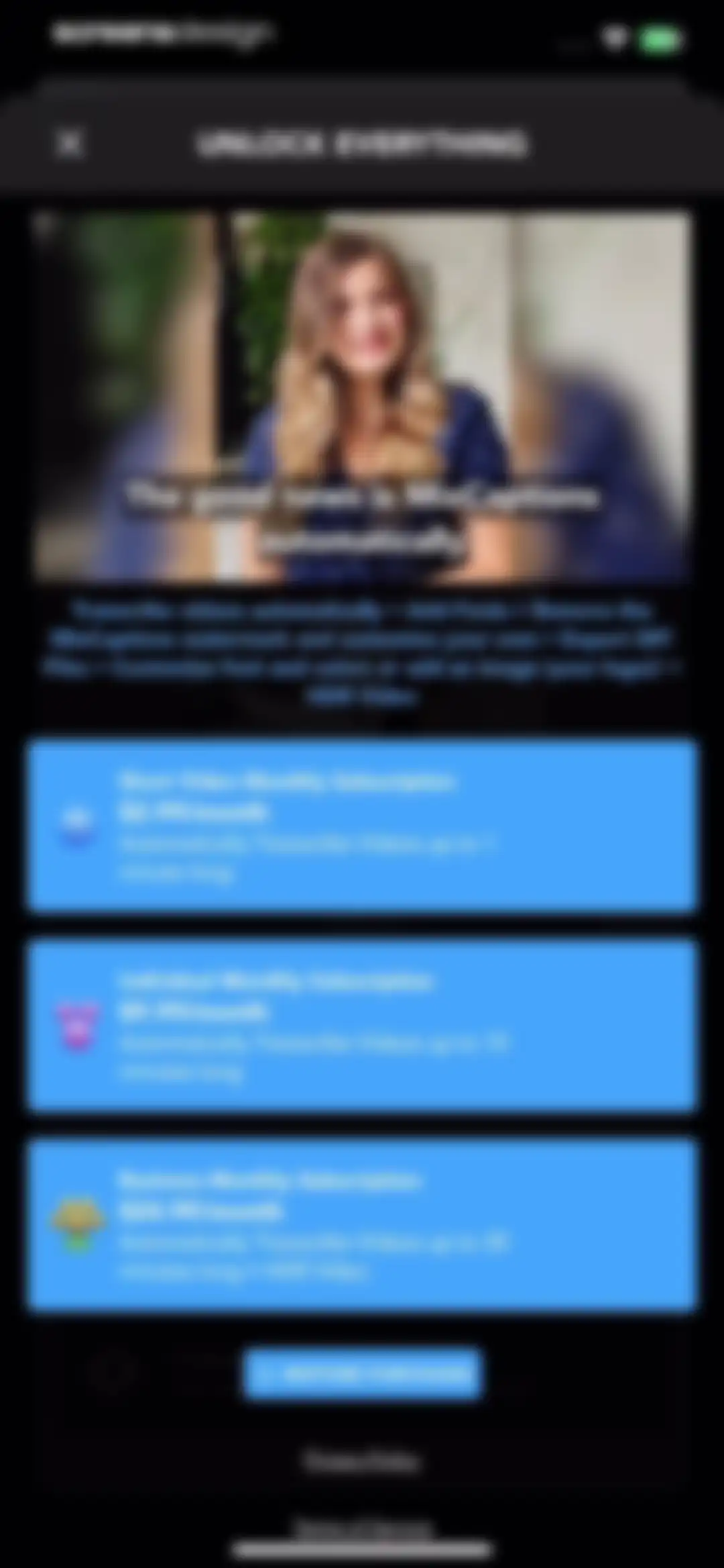 MixCaptions: Video Captions screen 21
