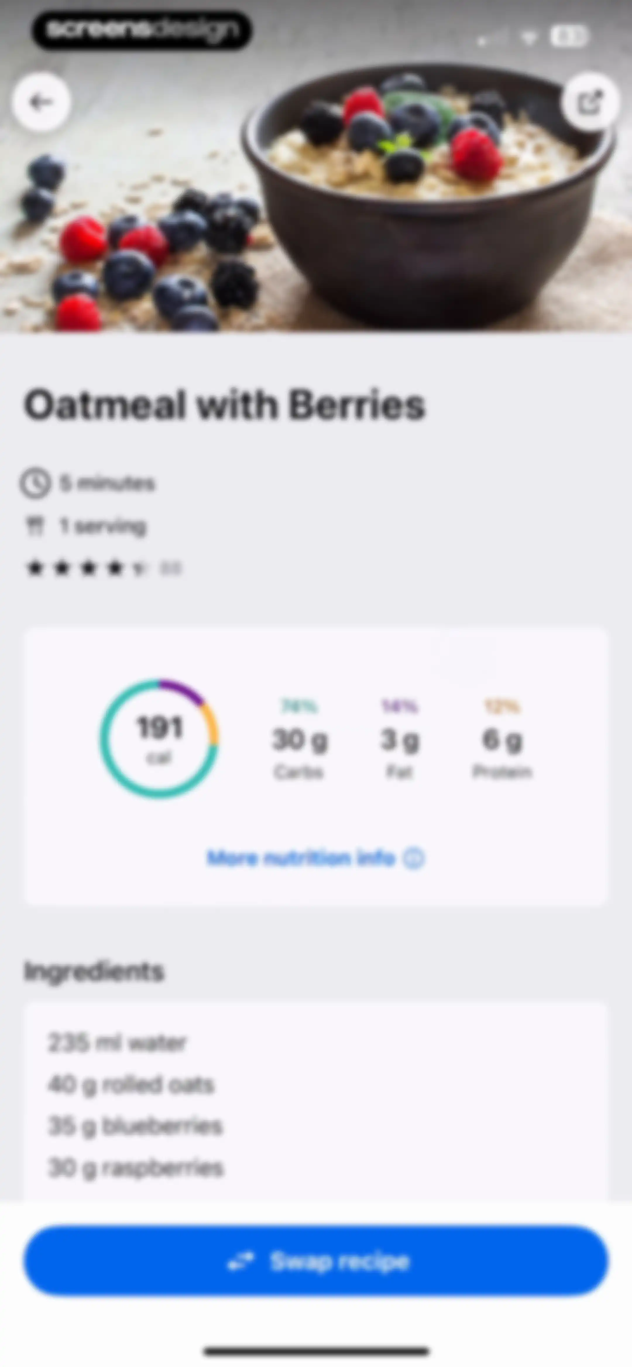 MyFitnessPal: Calorie Counter screen 73