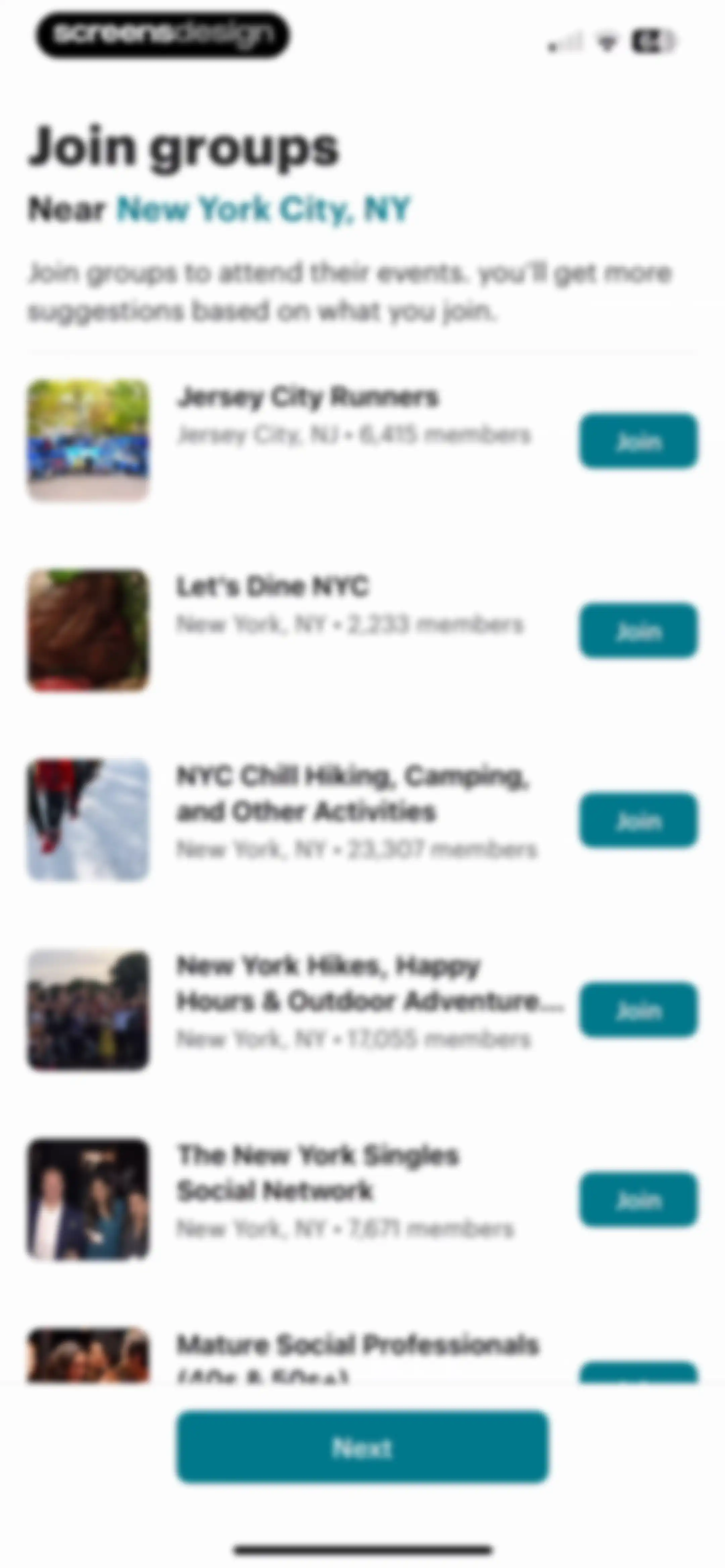 Meetup: Social Events & Groups screen 19
