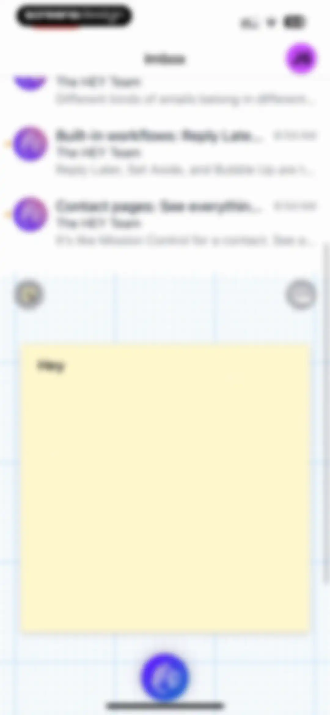 HEY Email screen 94