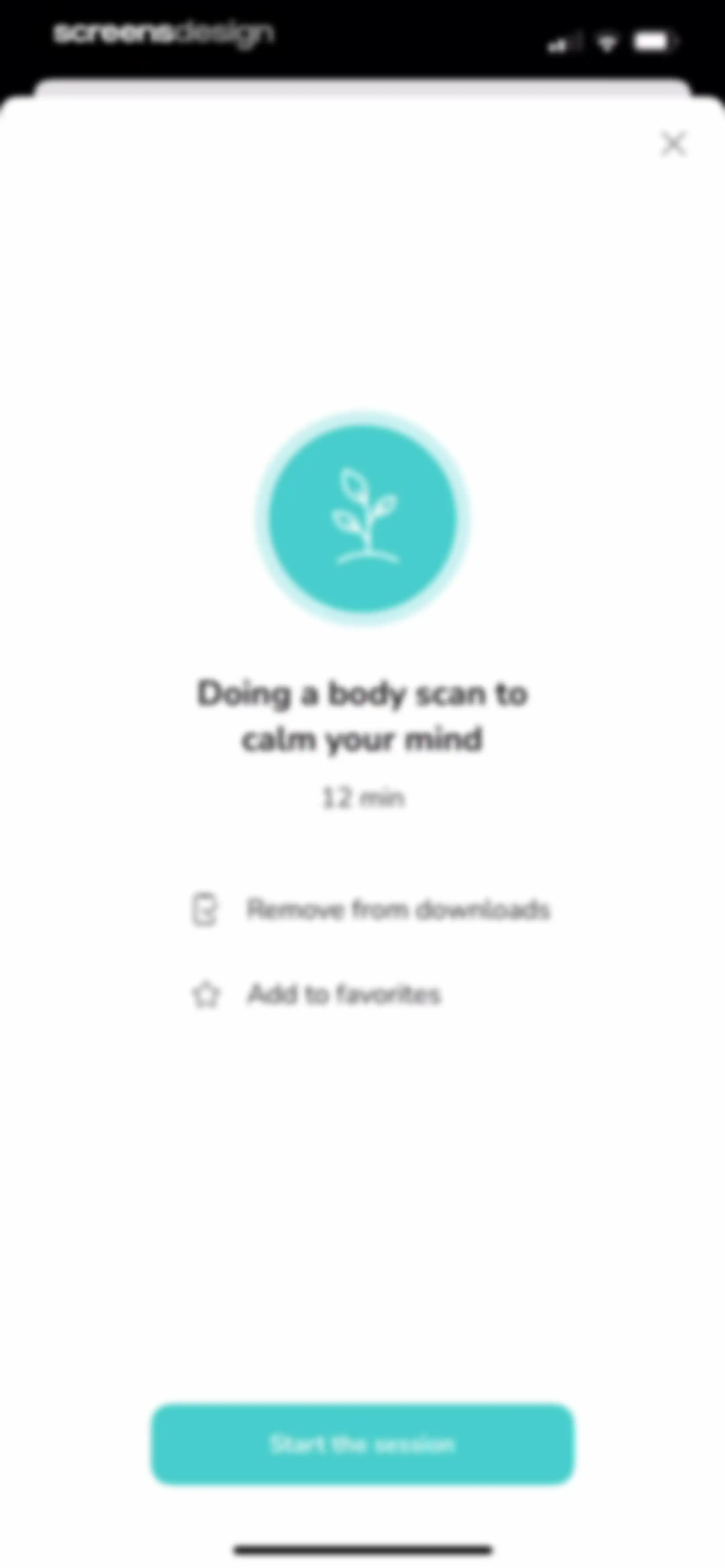 Petit BamBou: Mindfulness screen 14