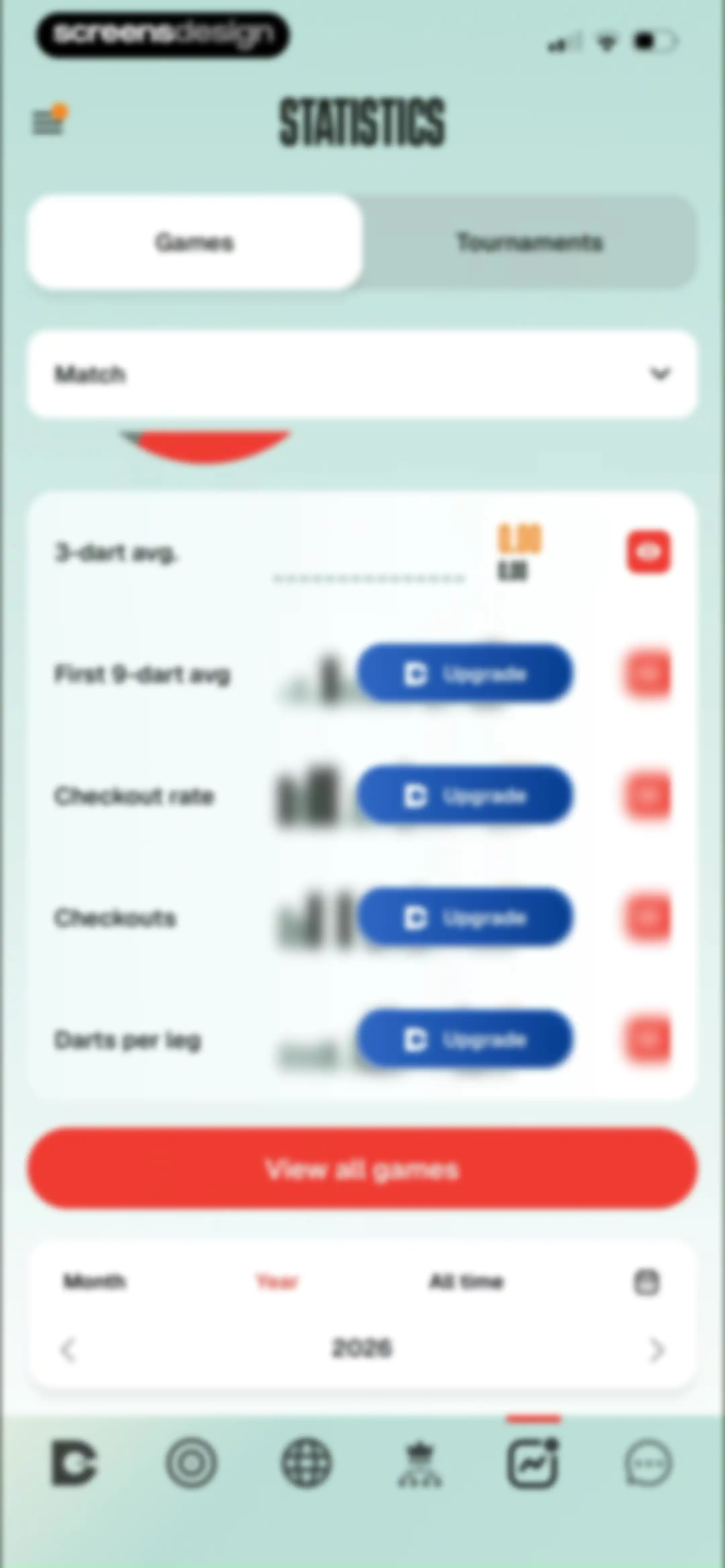 DartCounter screen 115