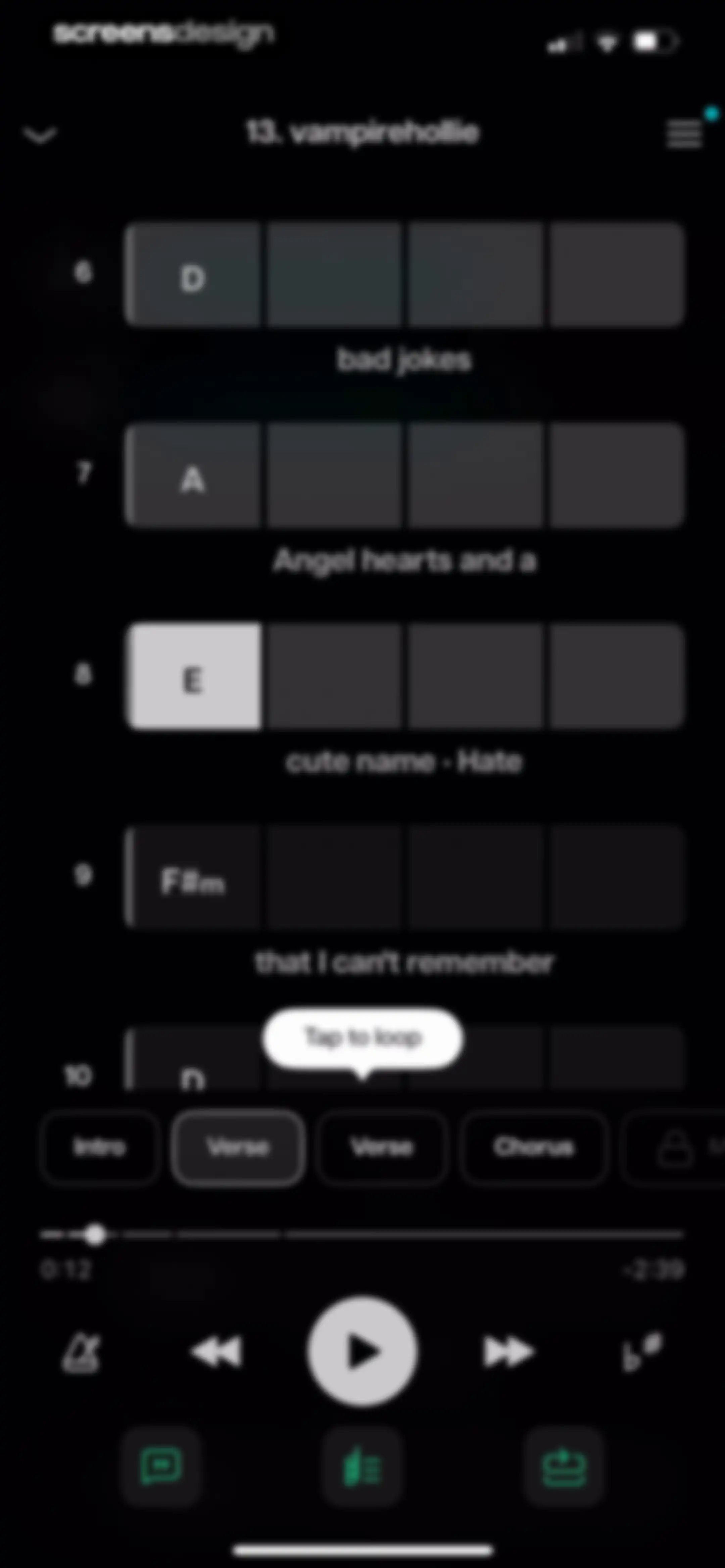 Moises: The Musician's App screen 32