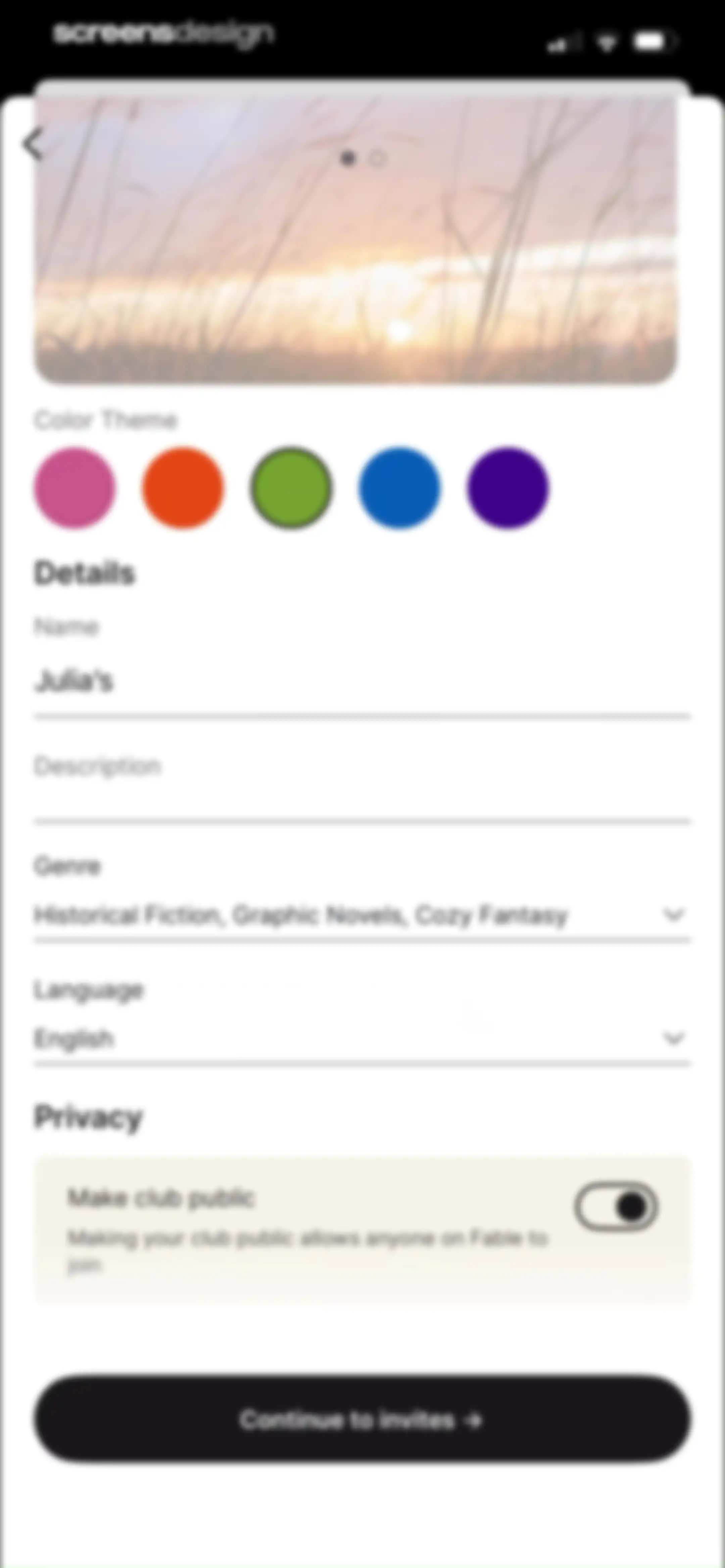 Fable: Track & Discuss Books screen 143