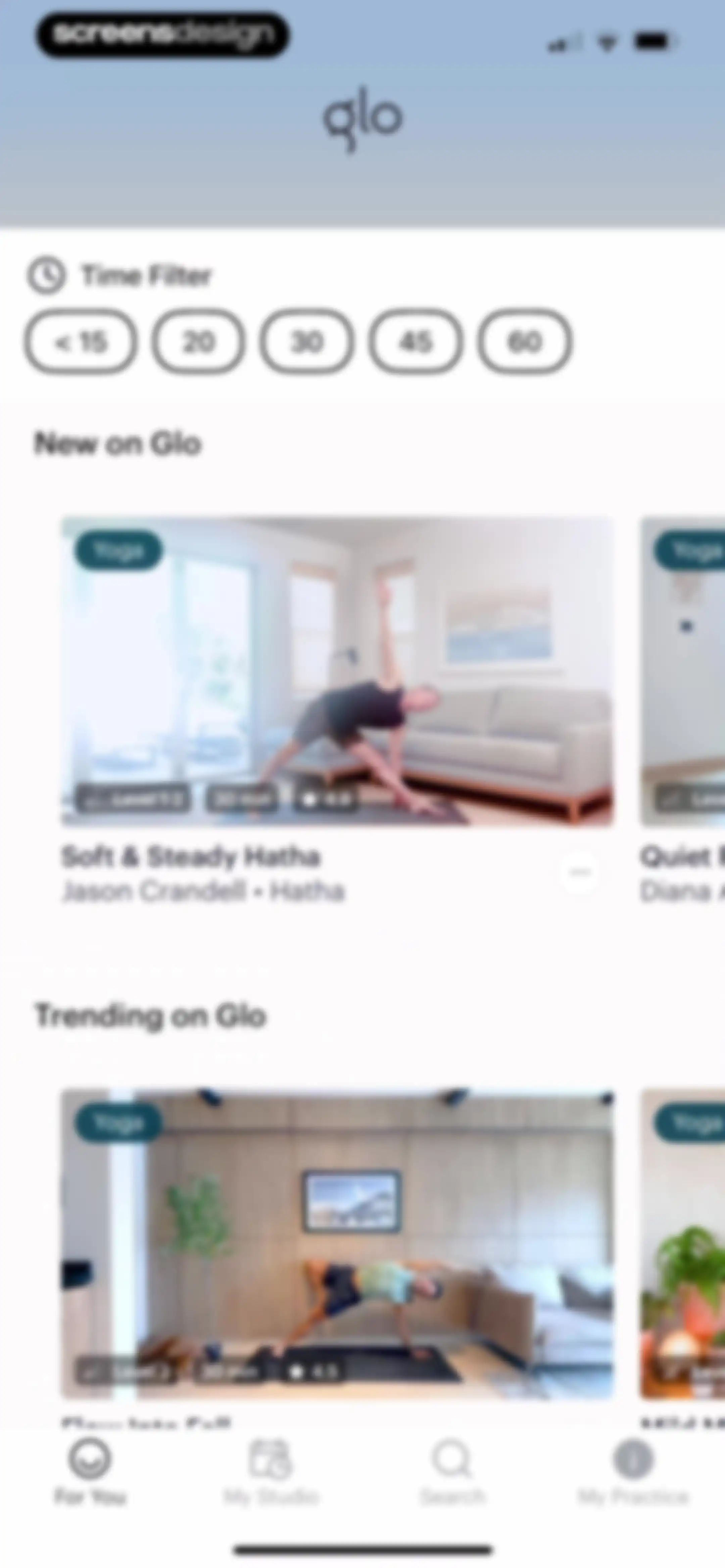 Glo | Yoga and Meditation App screen 16