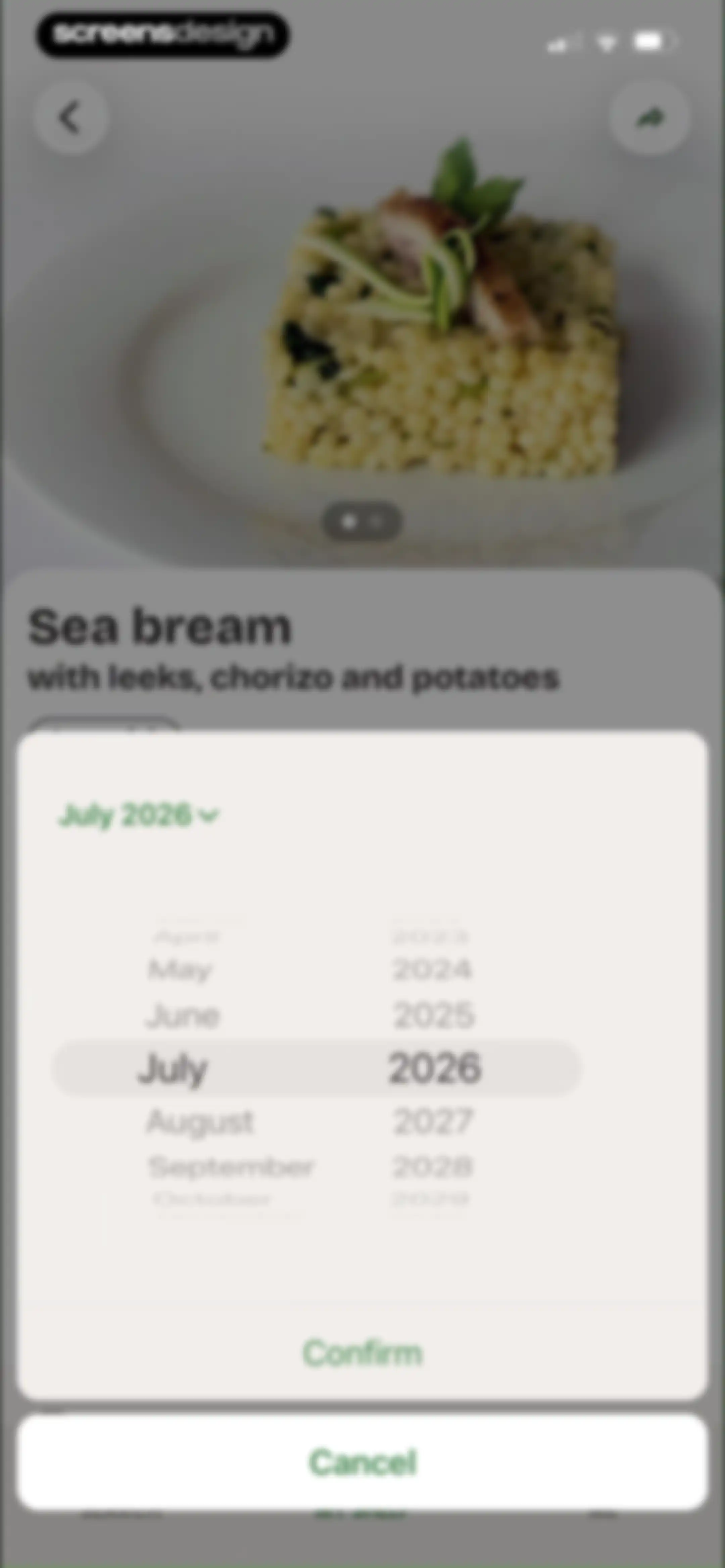 CookShelf: Search Cookbooks screen 55