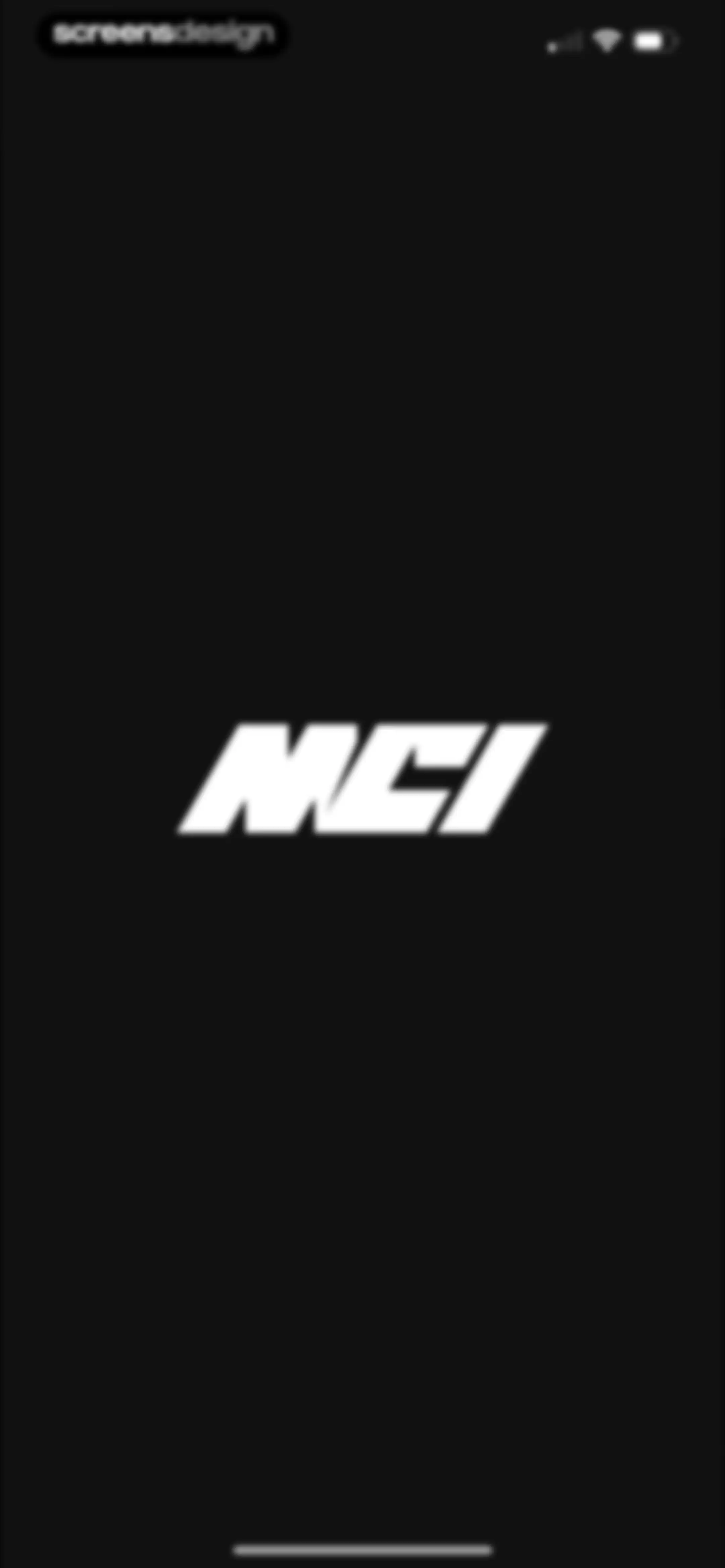 MCI - Personal Training AI screen 1
