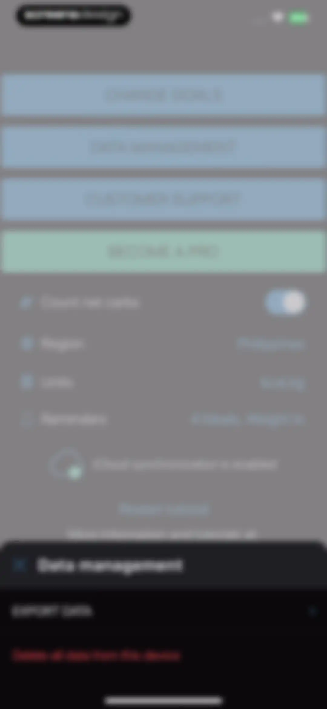 Keto diet app－Low carb manager screen 101