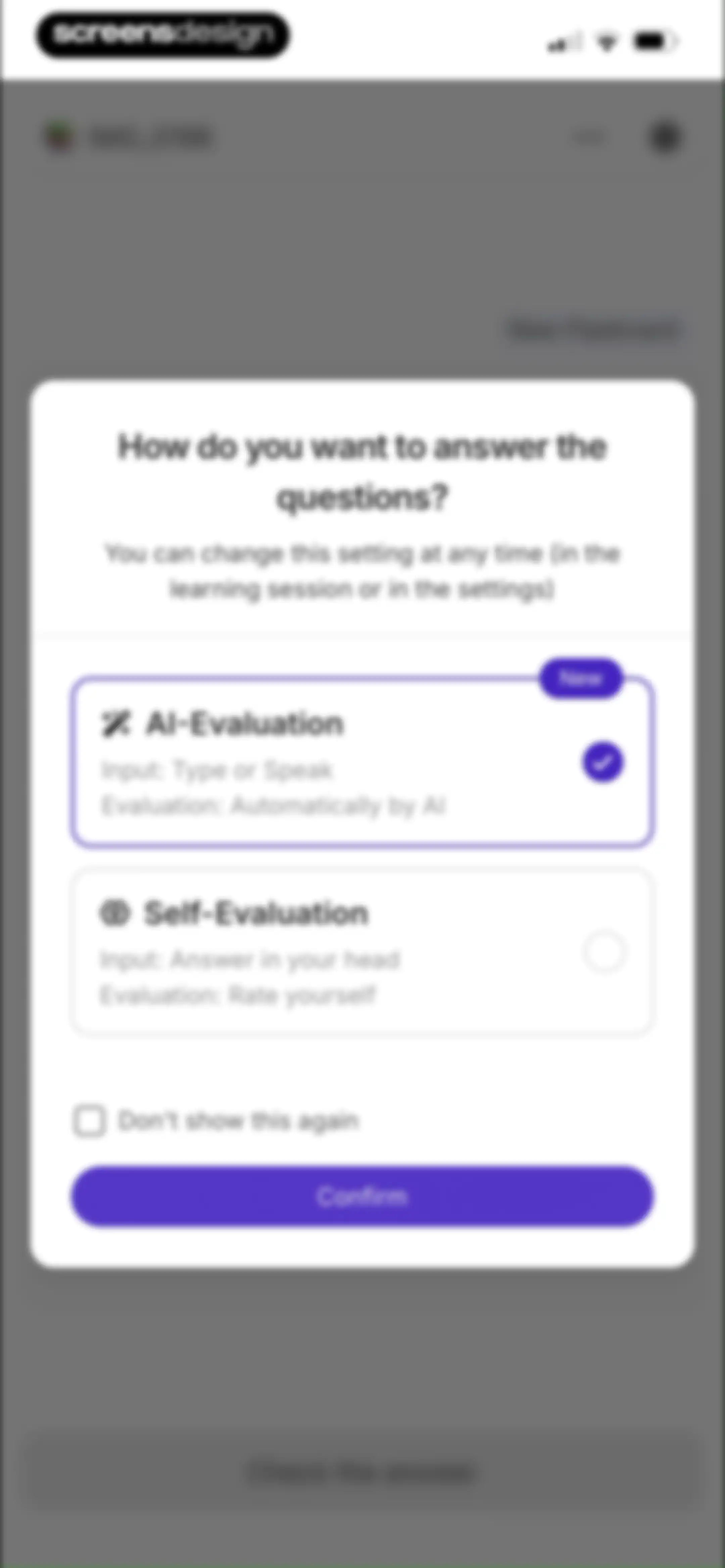 Retain Cards: AI Flashcards screen 48