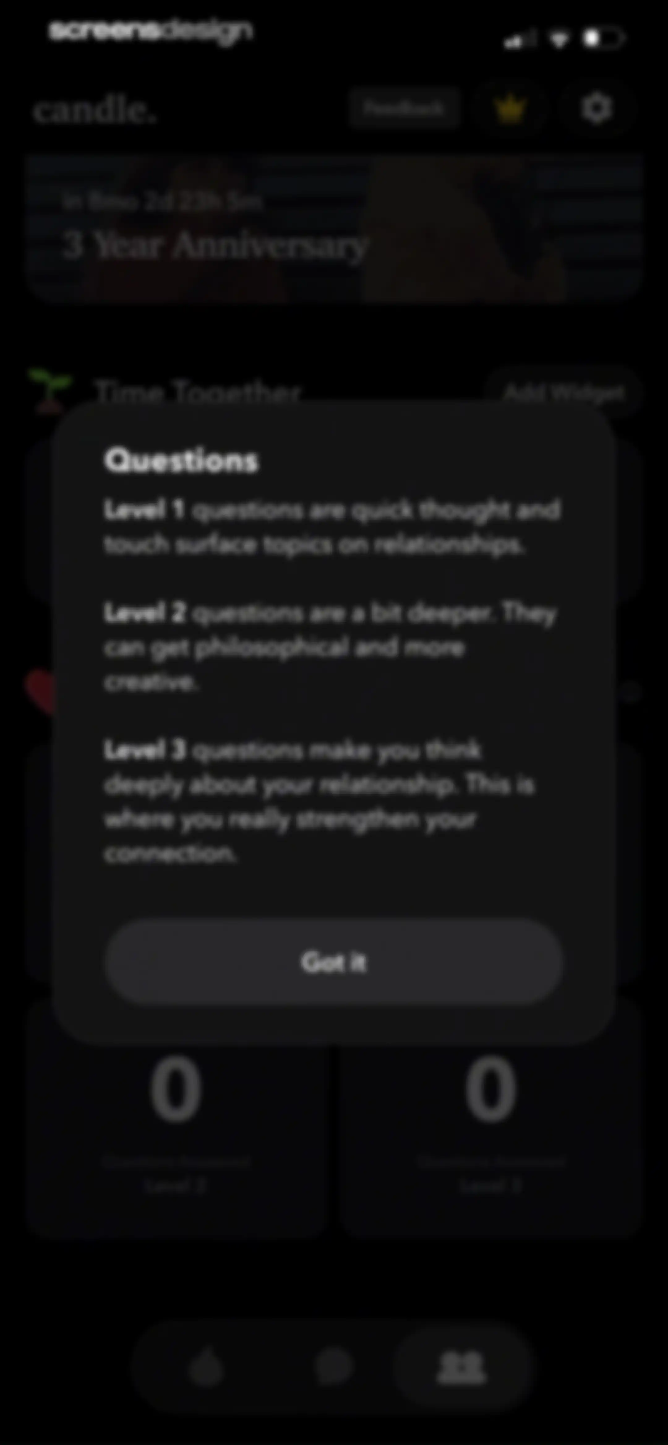 Candle: Couples & Relationship screen 94