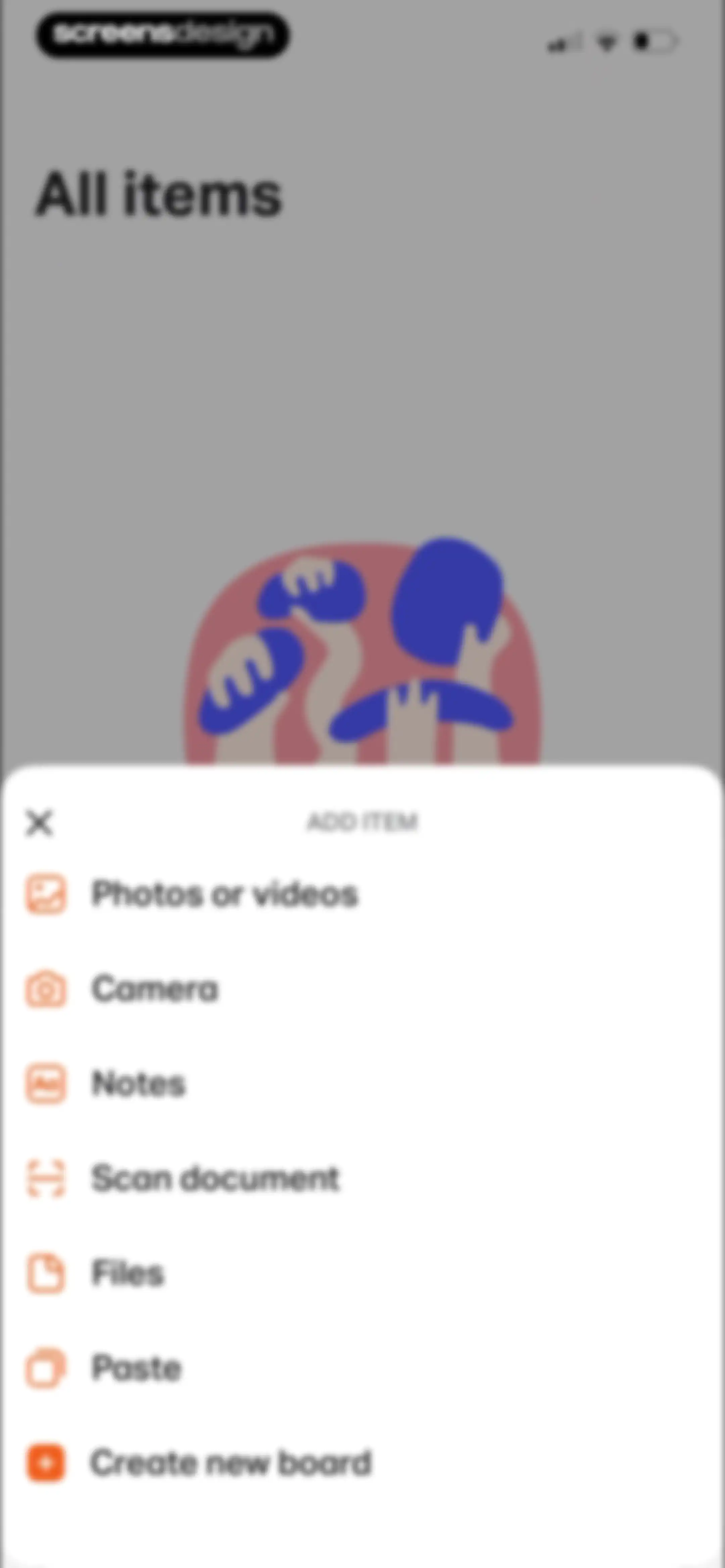 Collect by WeTransfer screen 17