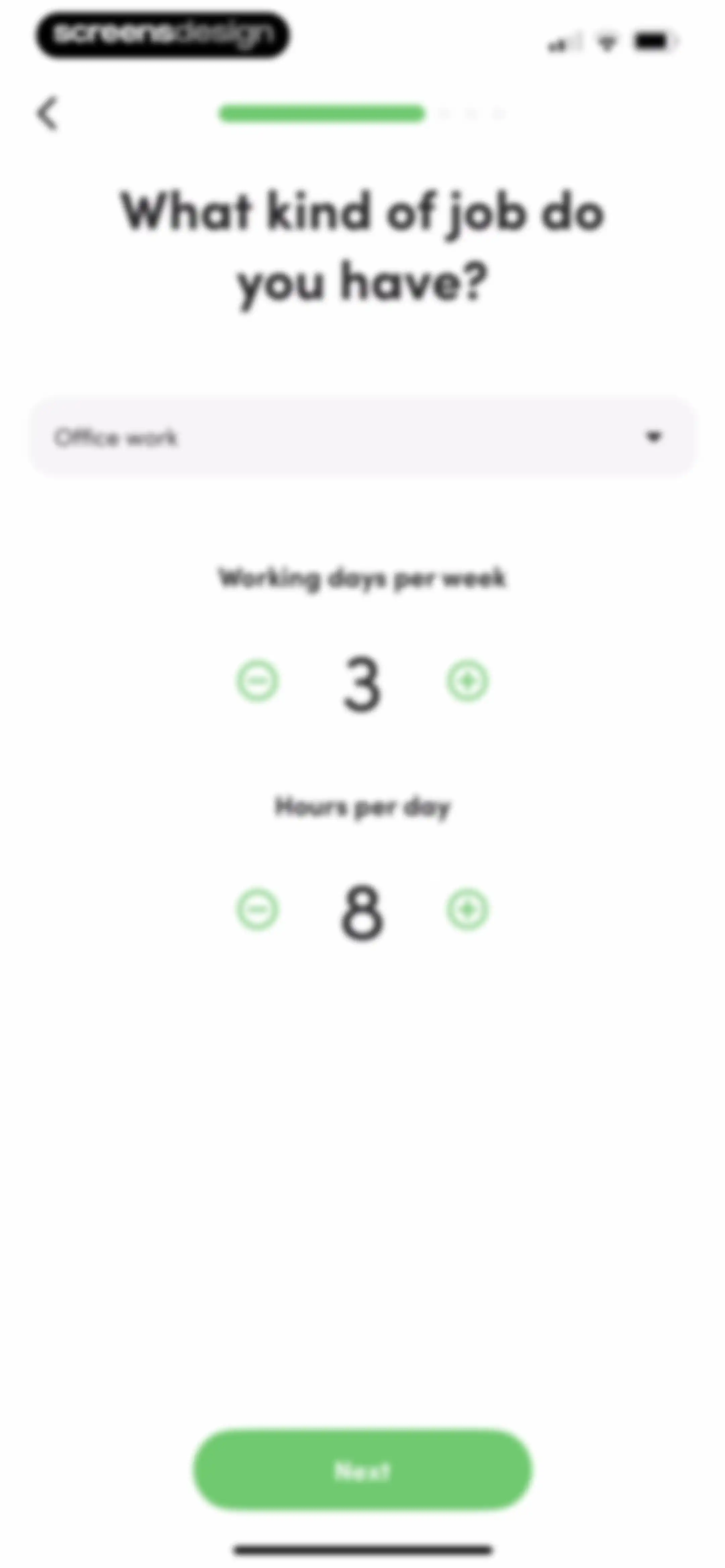 Calories and nutrition tracker screen 16