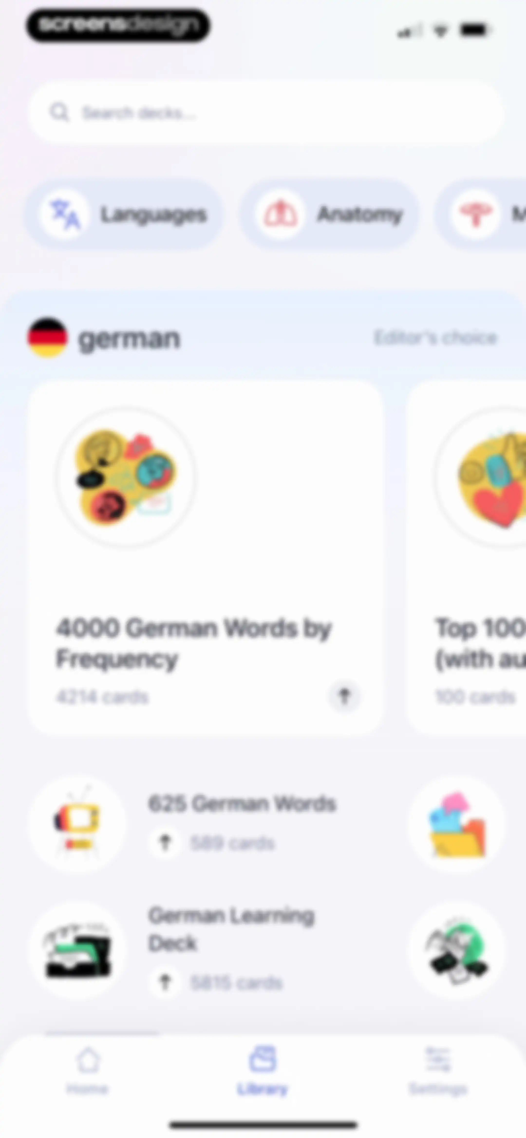 Cogni: Flashcards Learning screen 55
