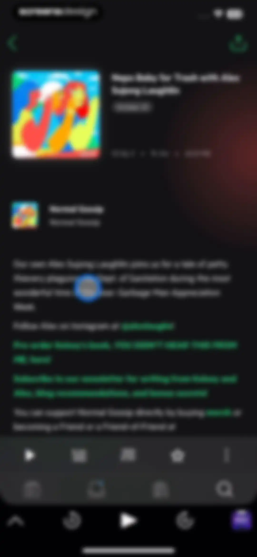 Castro: Podcast App & Player screen 56