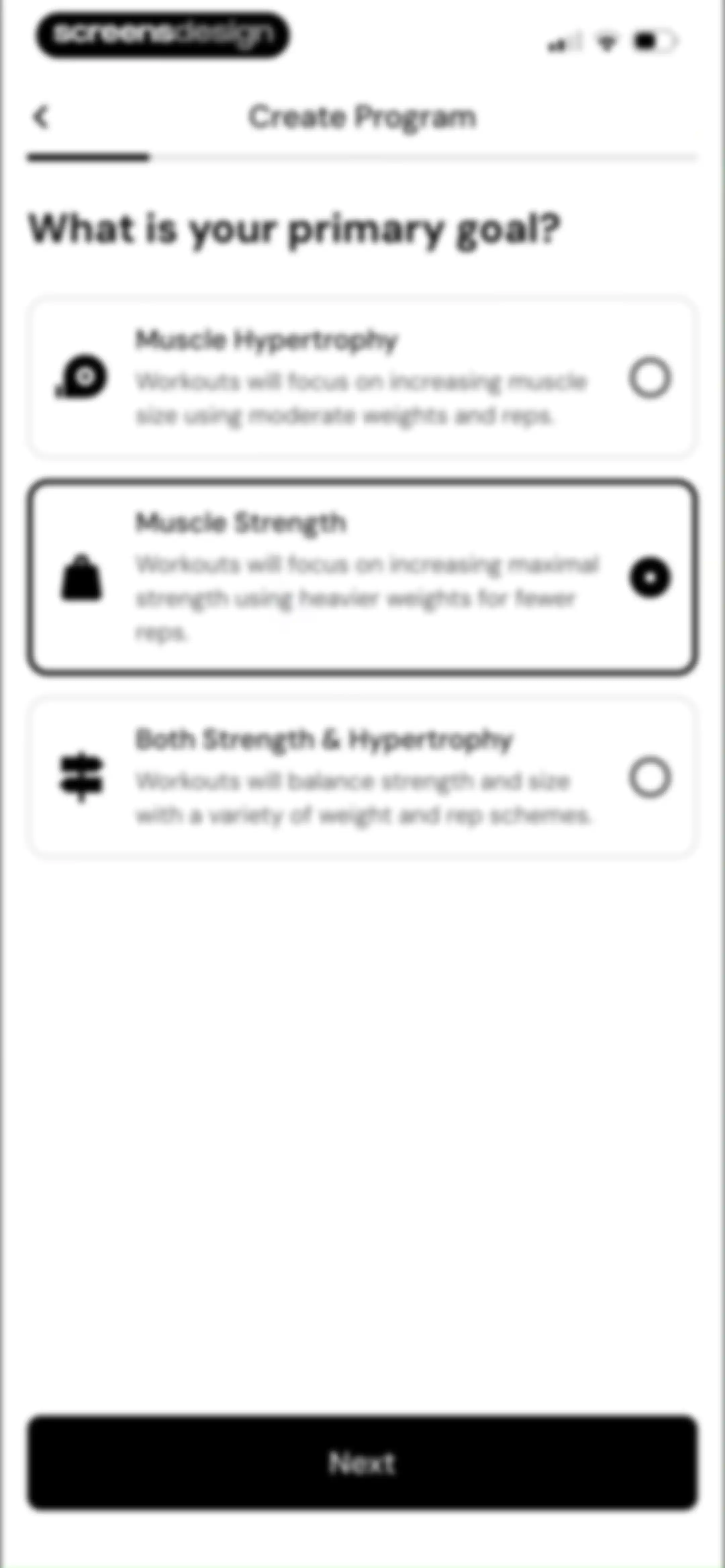 MacroFactor Workouts - Tracker screen 107