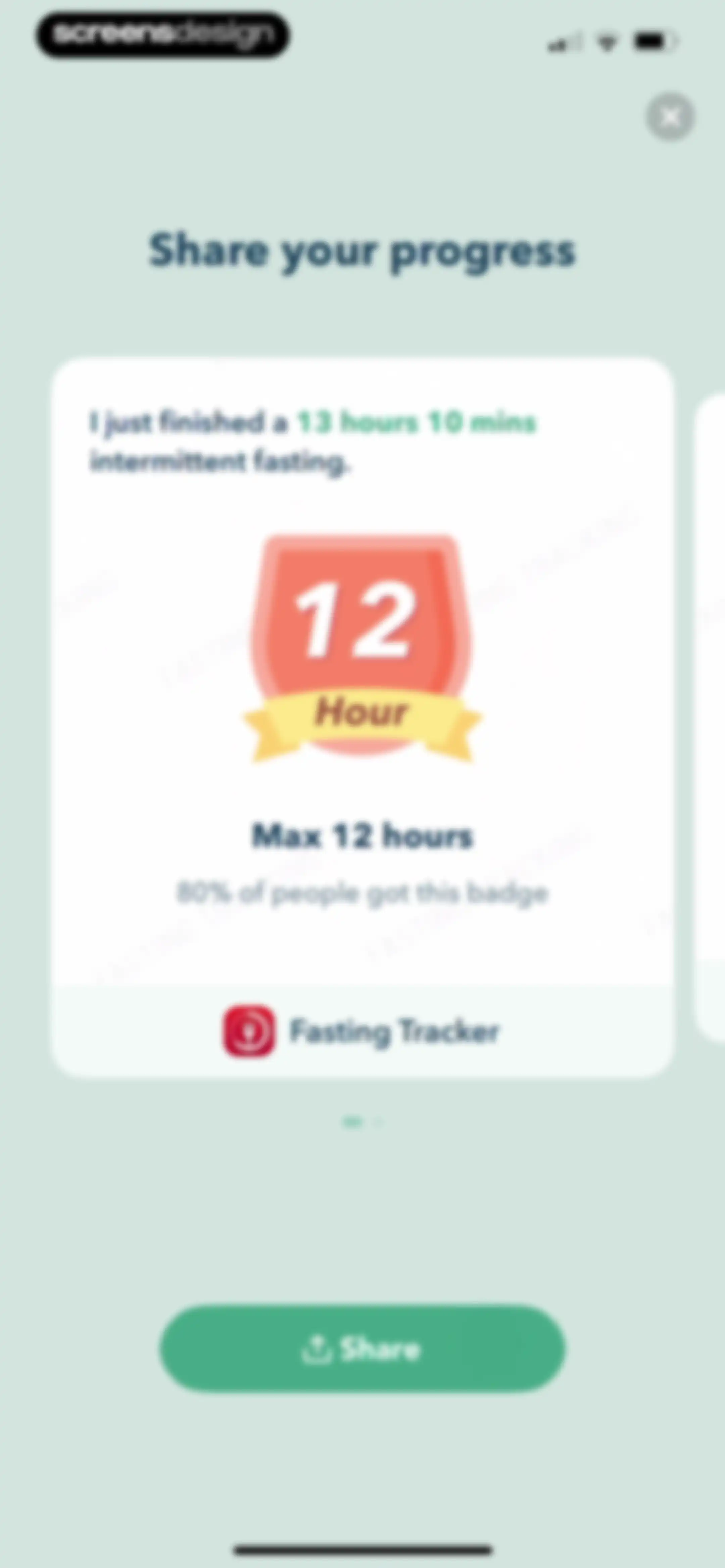 Intermittent Fasting Tracker - screen 120