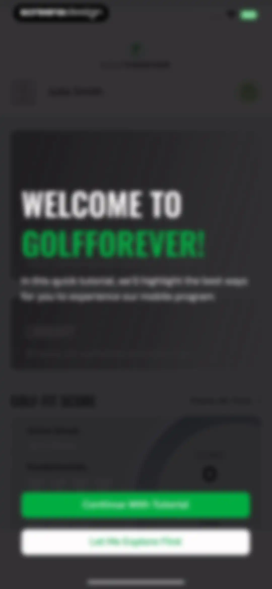 GOLFFOREVER screen 22