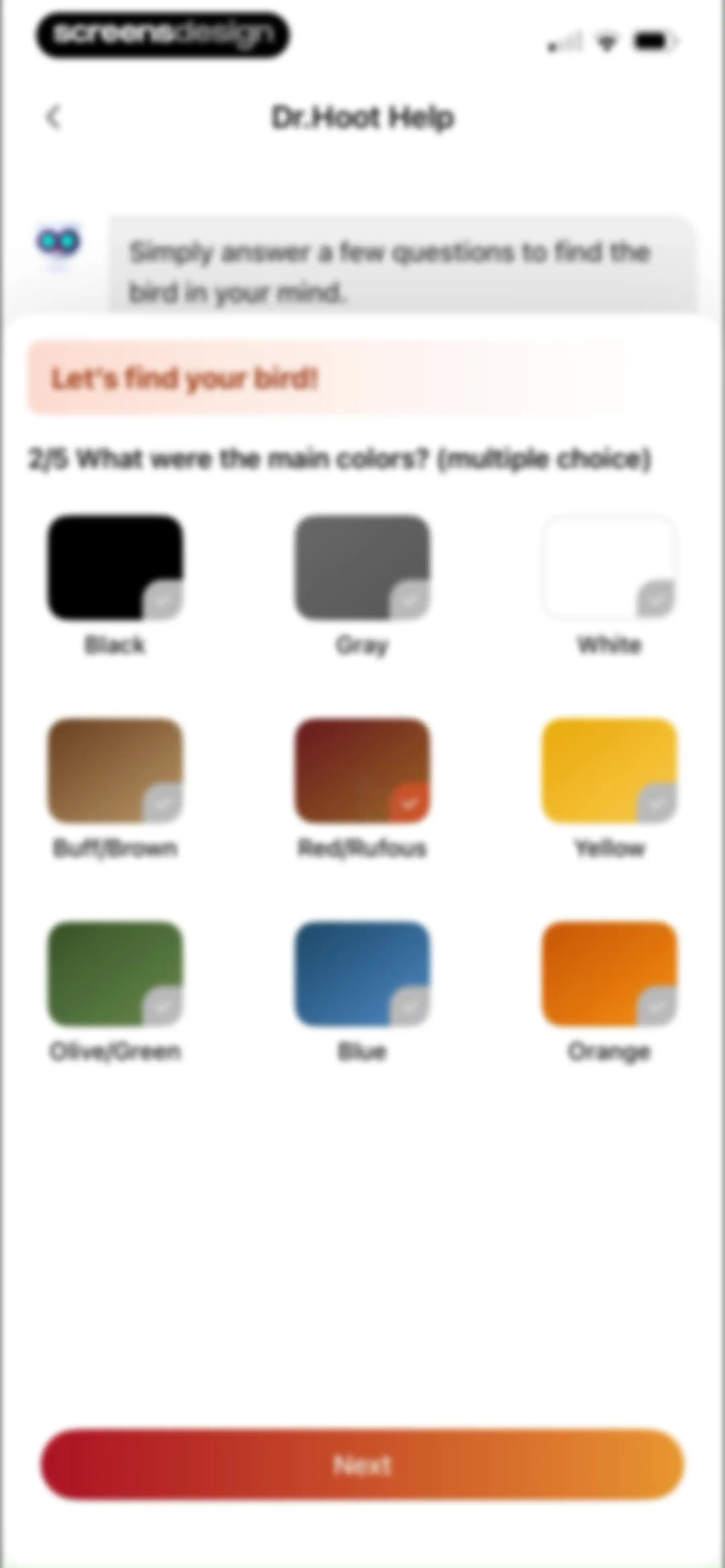 Picture Bird: Bird identifier screen 65
