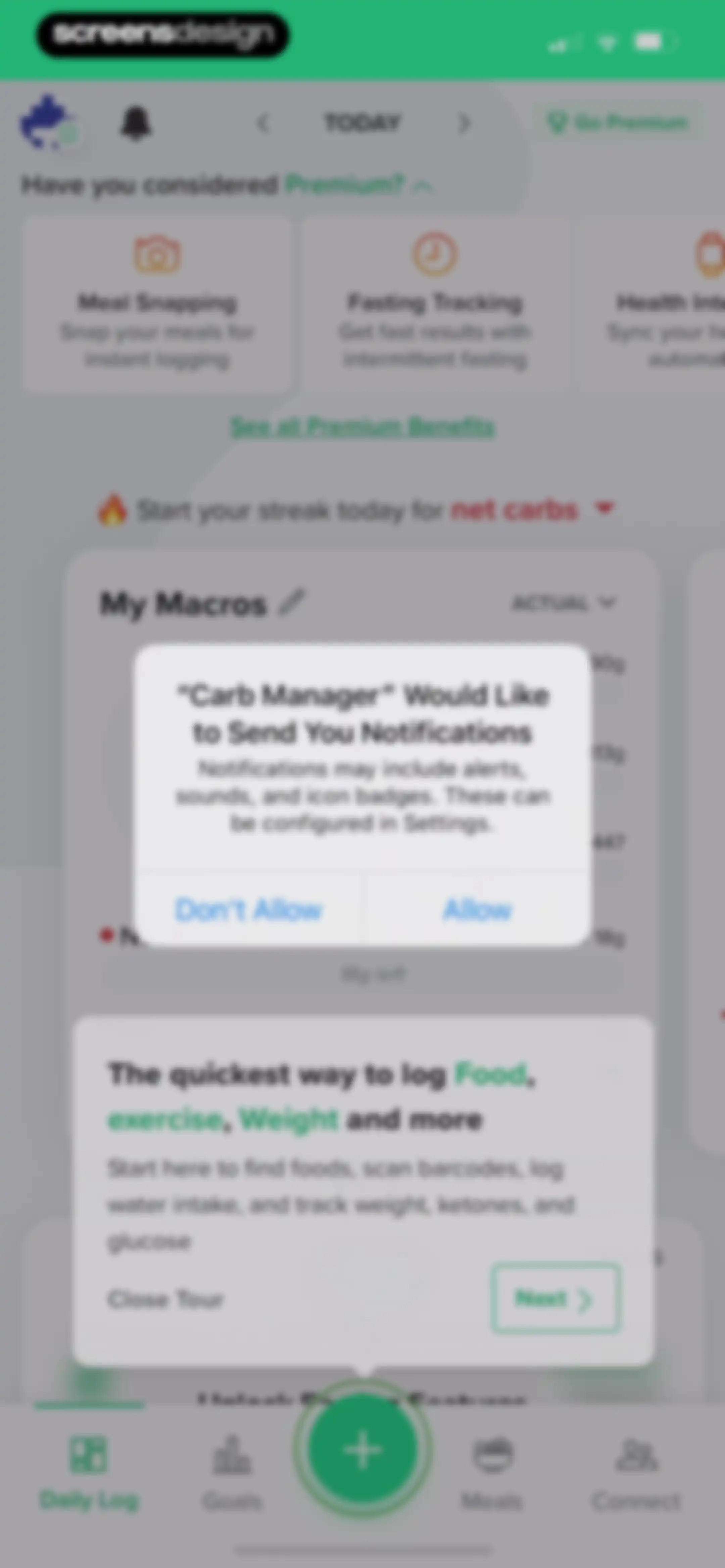Carb Manager: Keto & Macro Log screen 53
