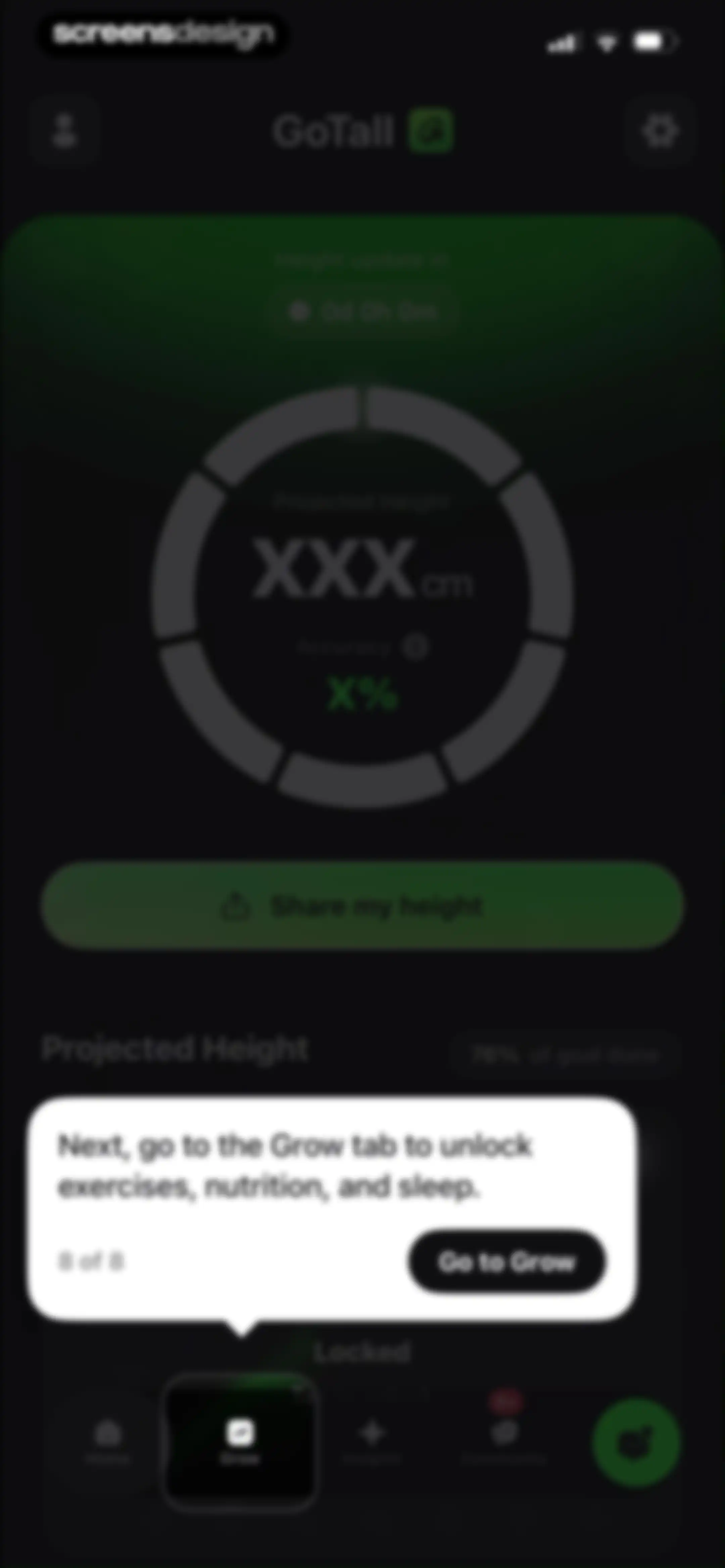 GoTall - Height Predictor screen 51