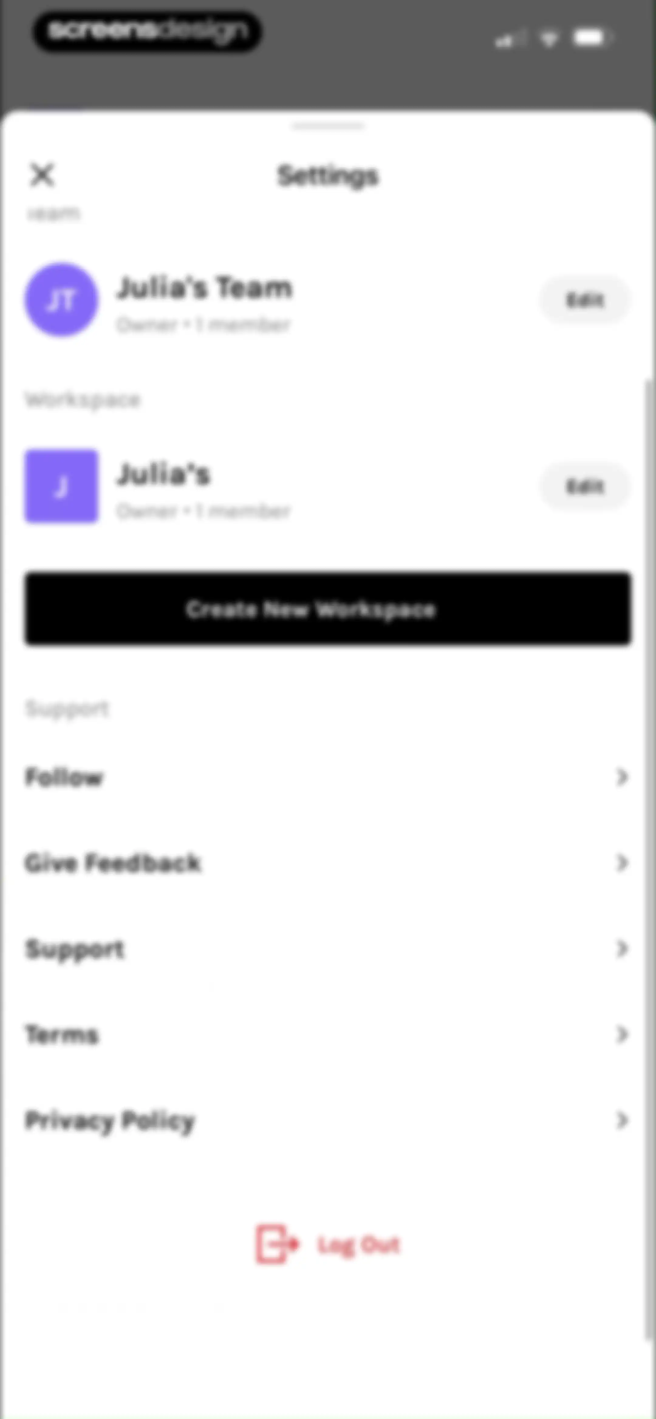 UNUM — Layout & Feed Preview screen 136