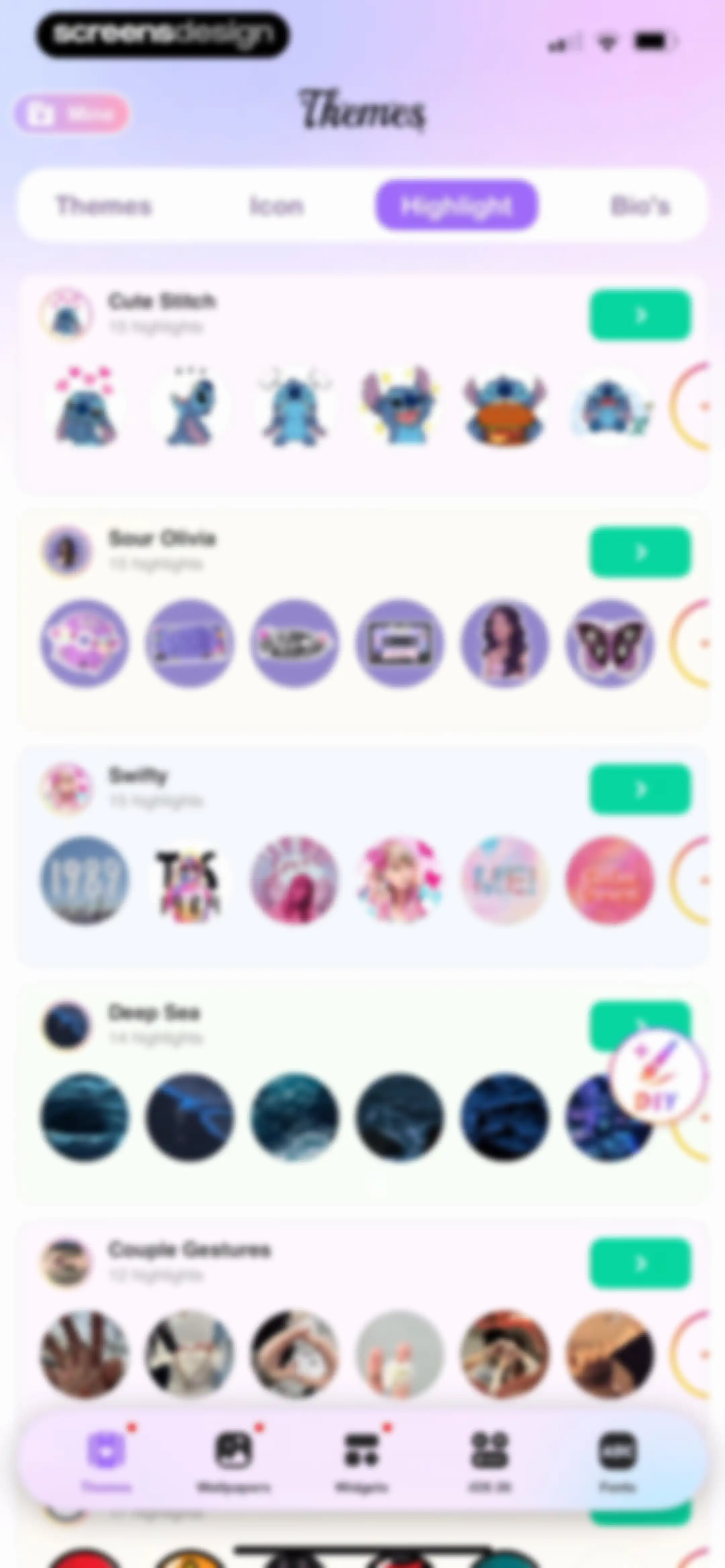 Cool Themes & Fonts: Cute Text screen 32