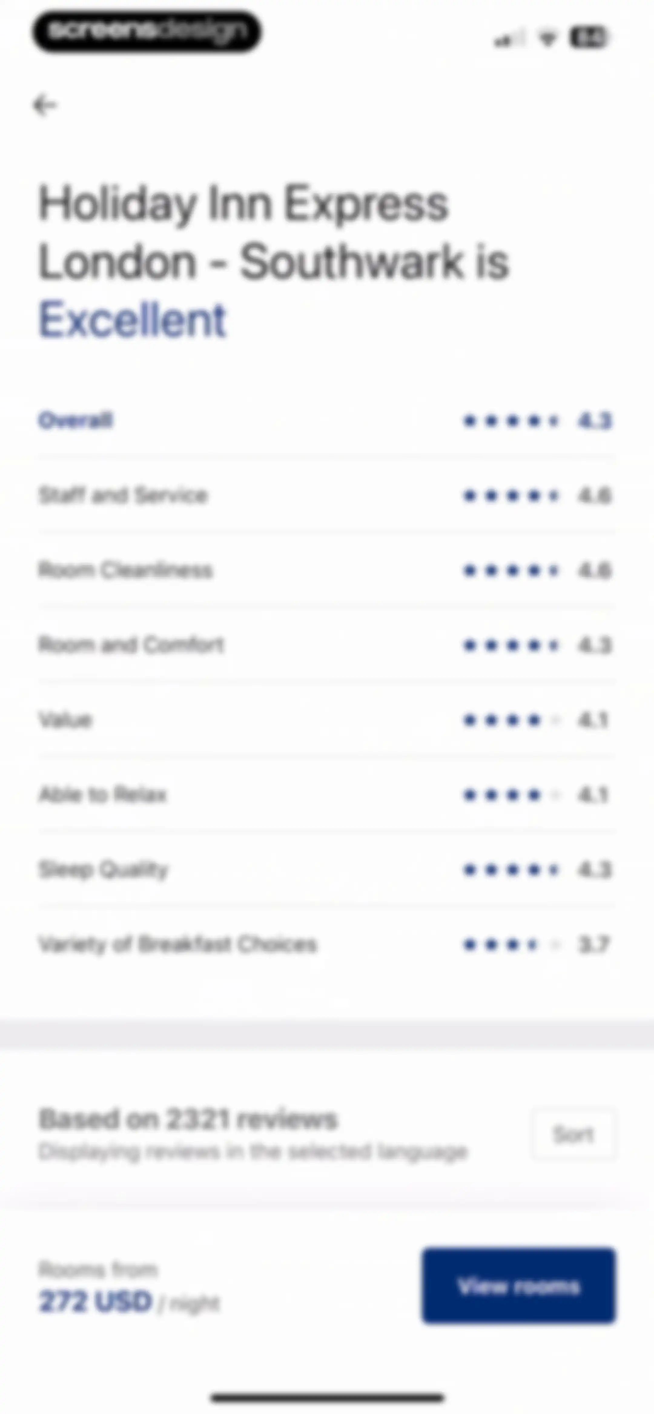 IHG One Rewards: Book Hotels screen 125