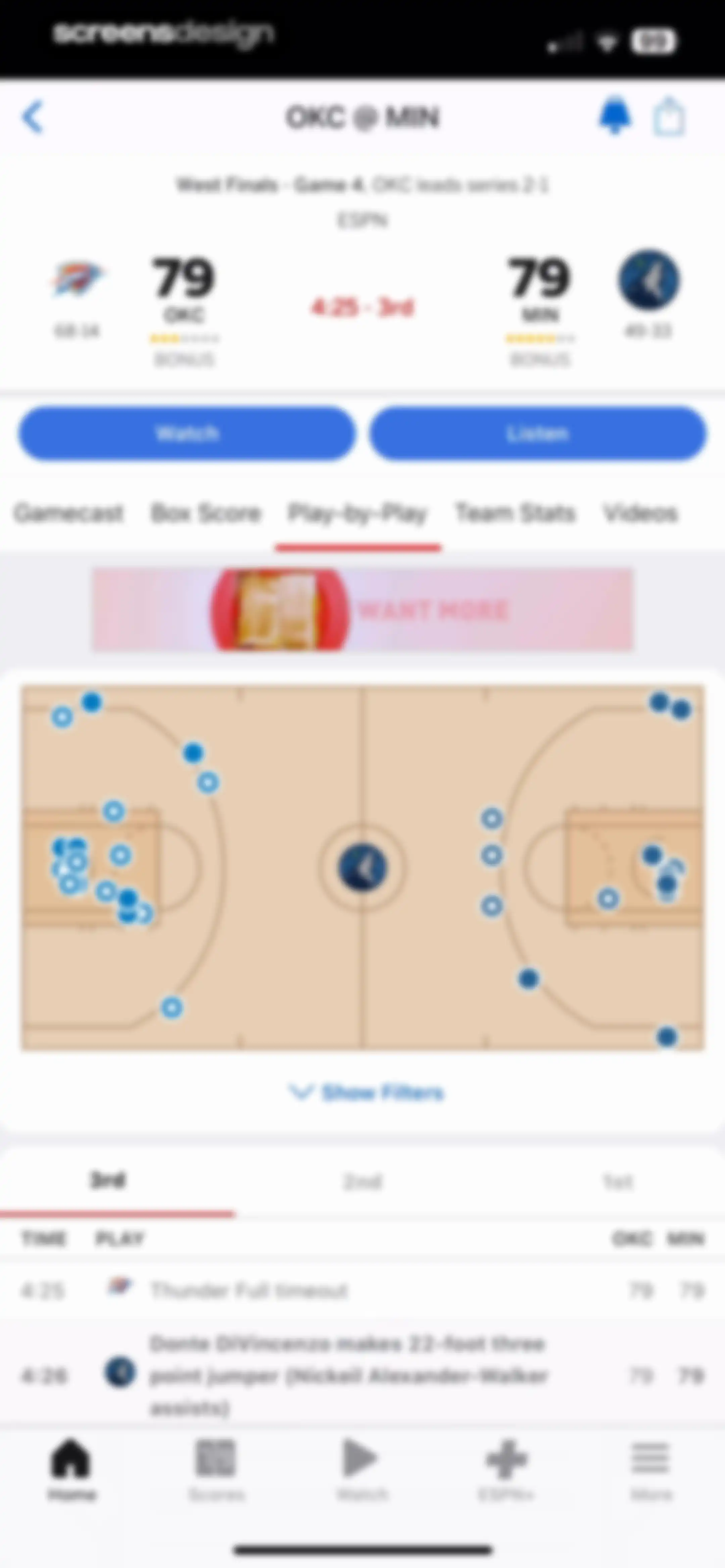 ESPN: Live Sports & Scores screen 48