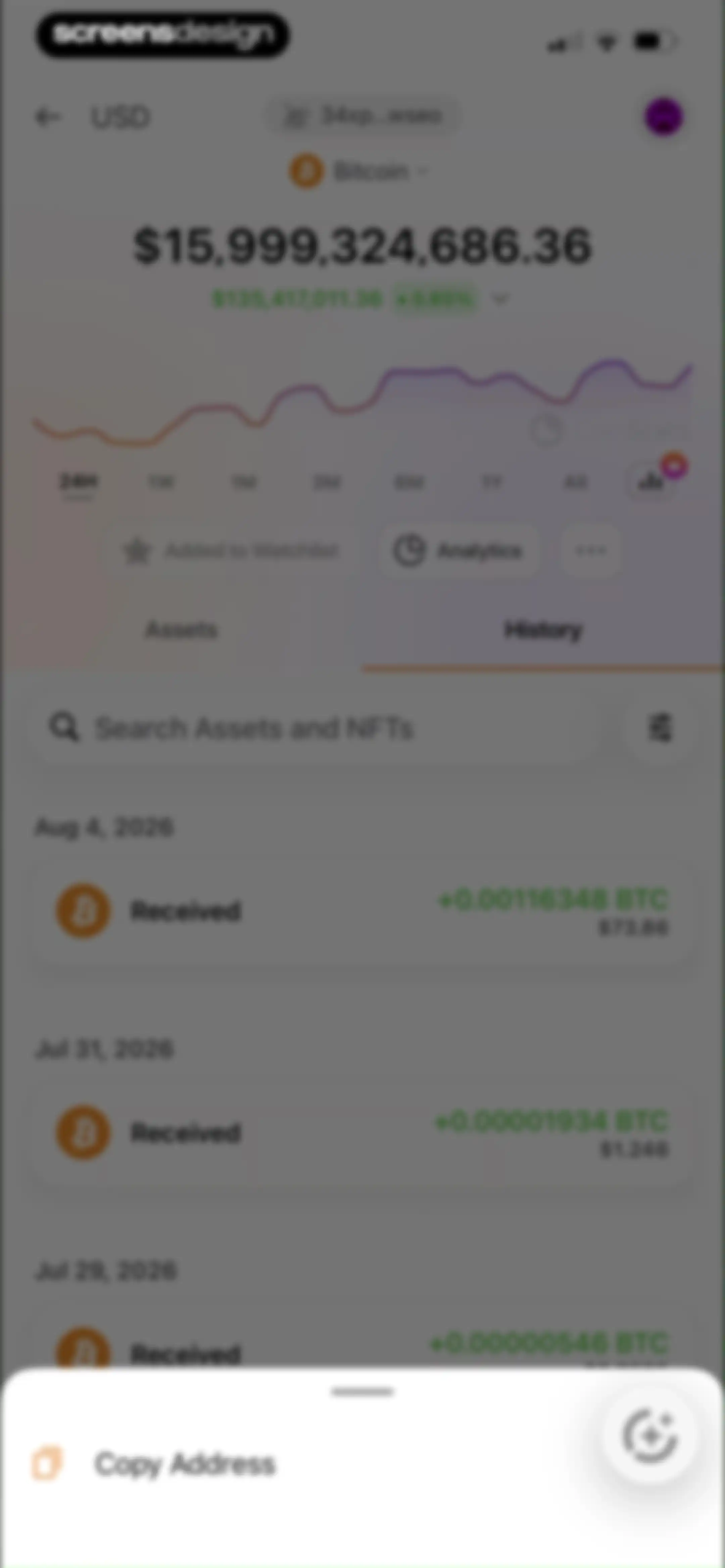 CoinStats: Crypto Portfolio screen 95