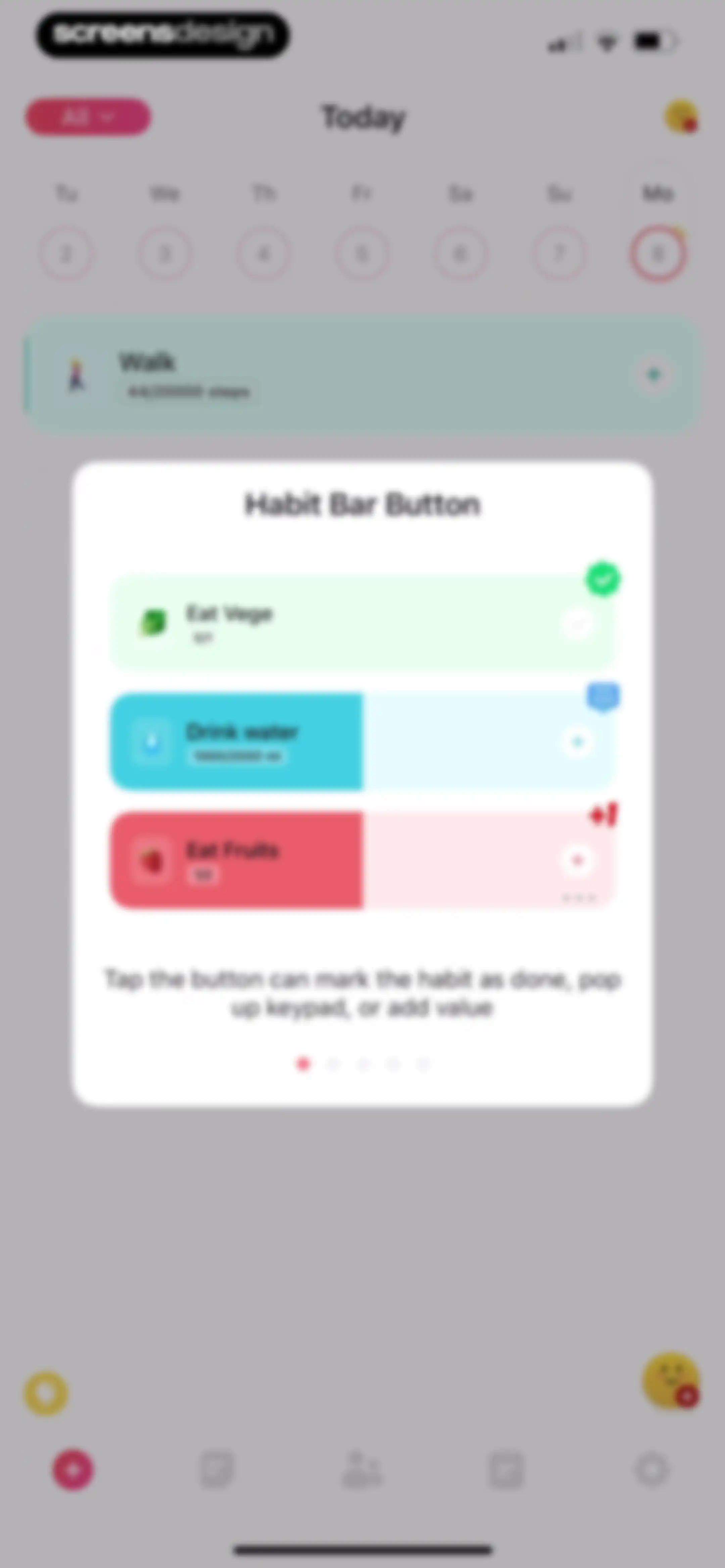 Habit Tracker screen 54