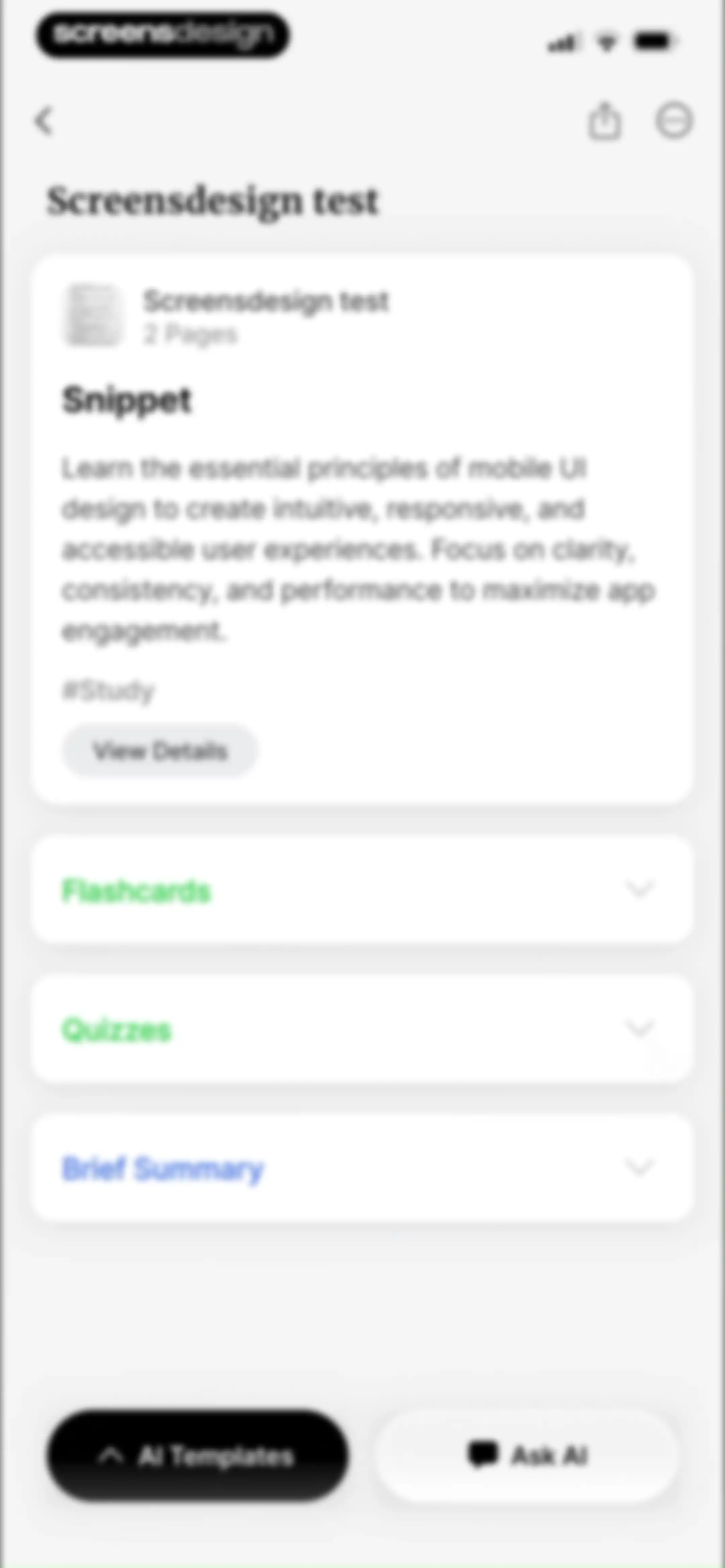 HyNote: AI Note Taker, Summary screen 51