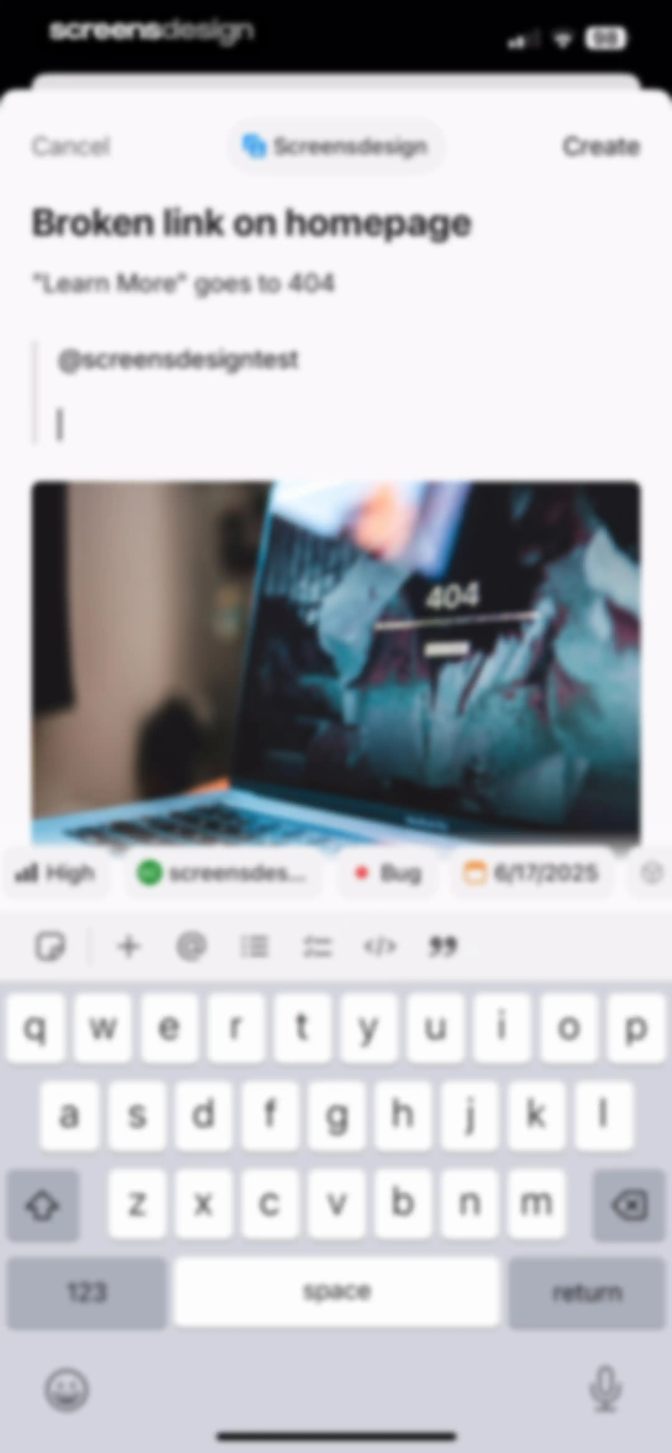 Linear Mobile screen 21